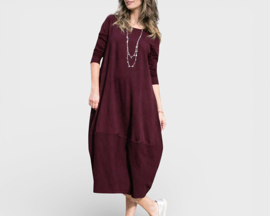 Marlena – Elegantní volné šaty s nadčasovým střihem