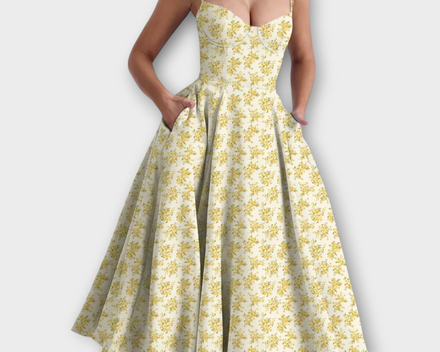 Mélie - Lightweight Summer Dress with Corset Detail