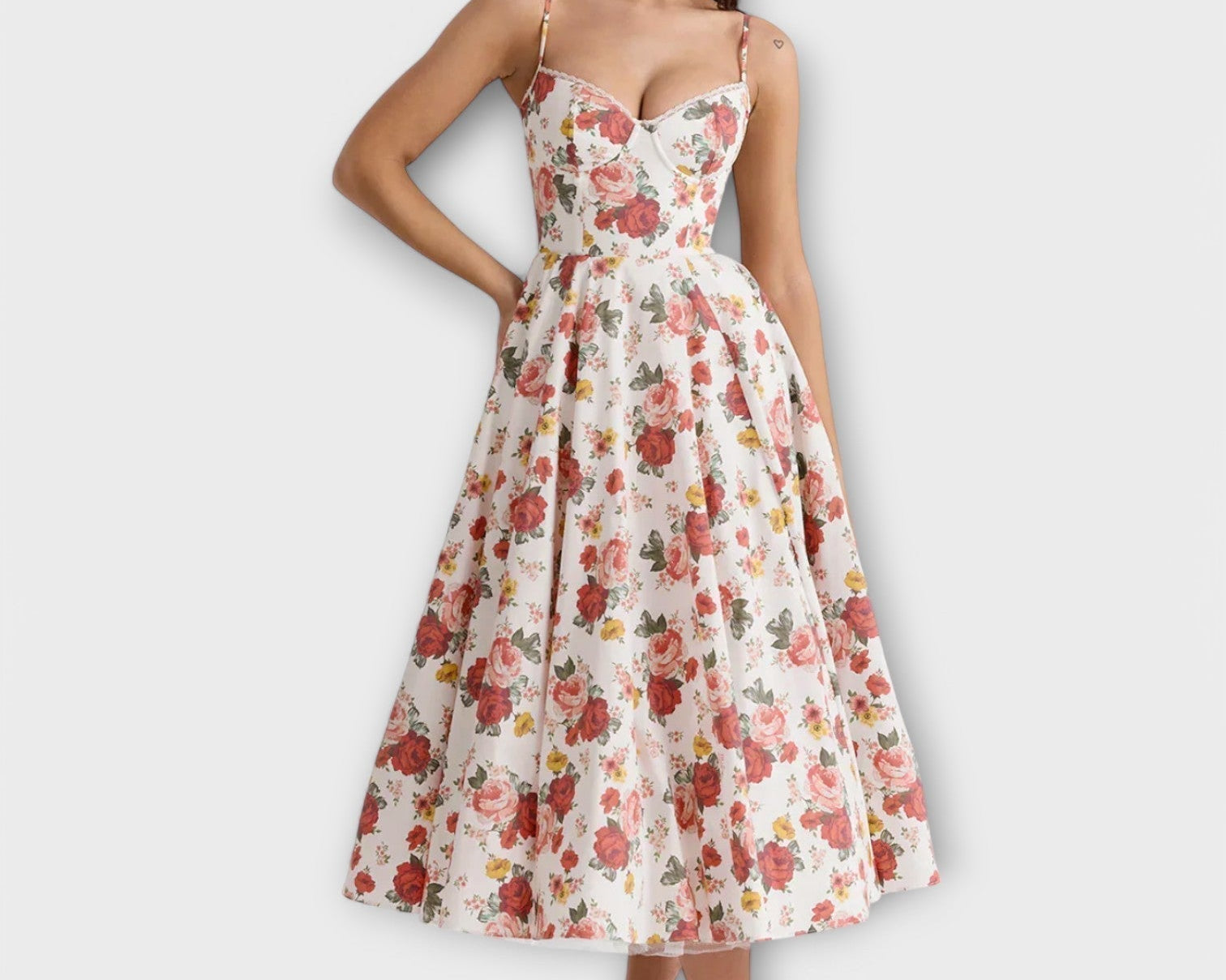 Mélie - Lightweight Summer Dress with Corset Detail