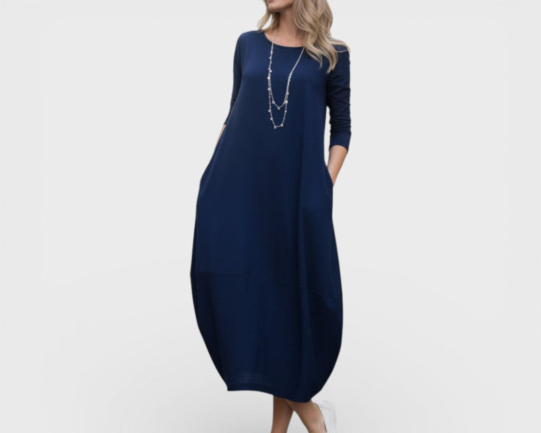 Marlena – Elegantní volné šaty s nadčasovým střihem