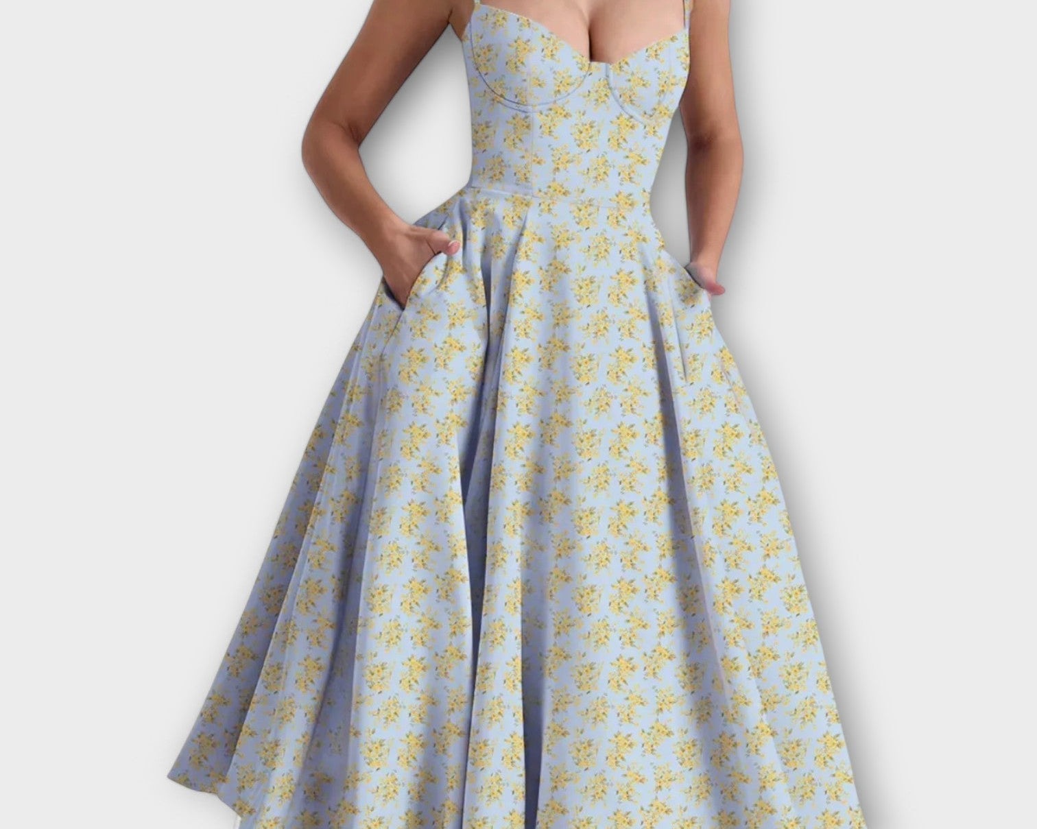 Mélie - Lightweight Summer Dress with Corset Detail