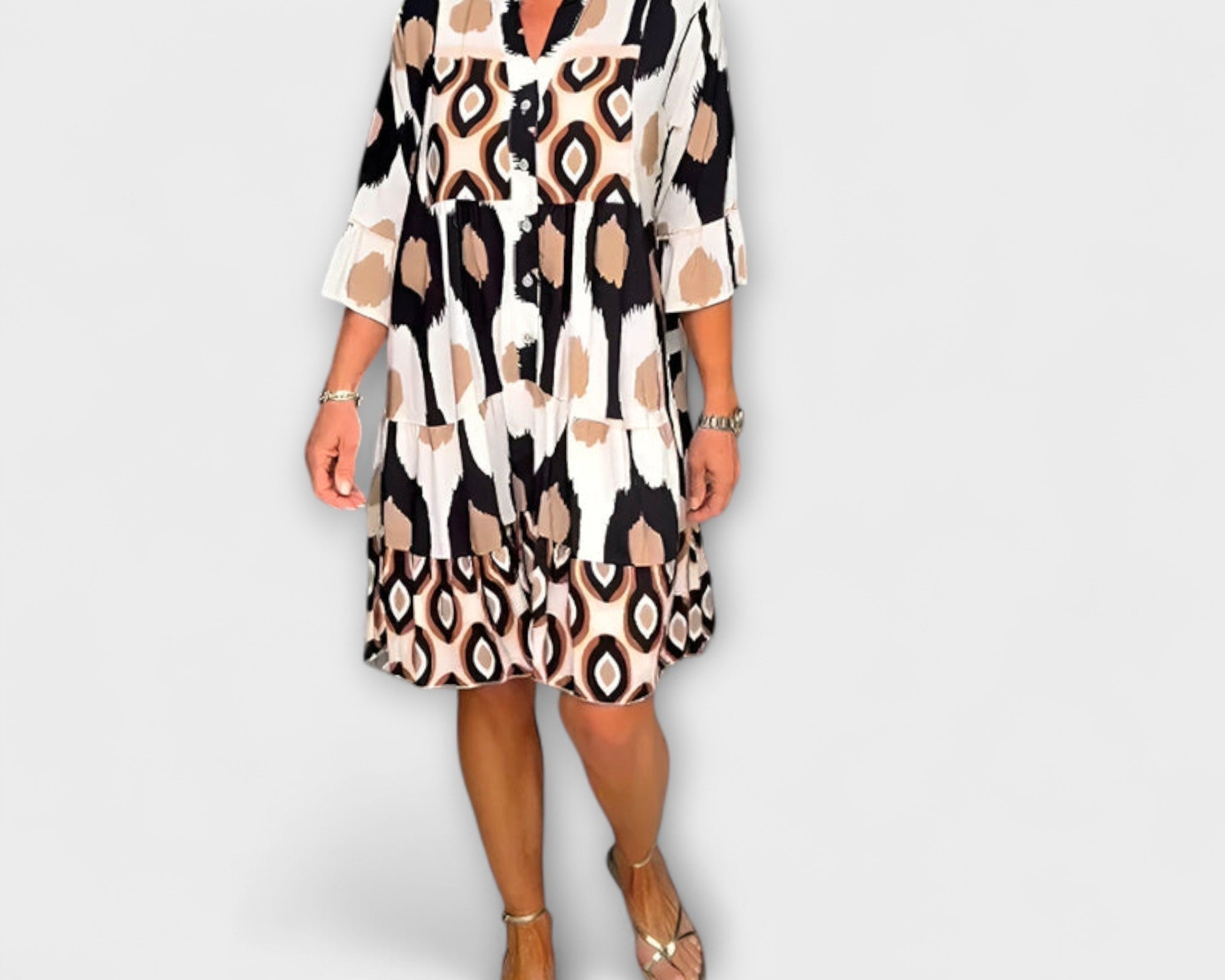 Lavira - Chic Midi Šaty