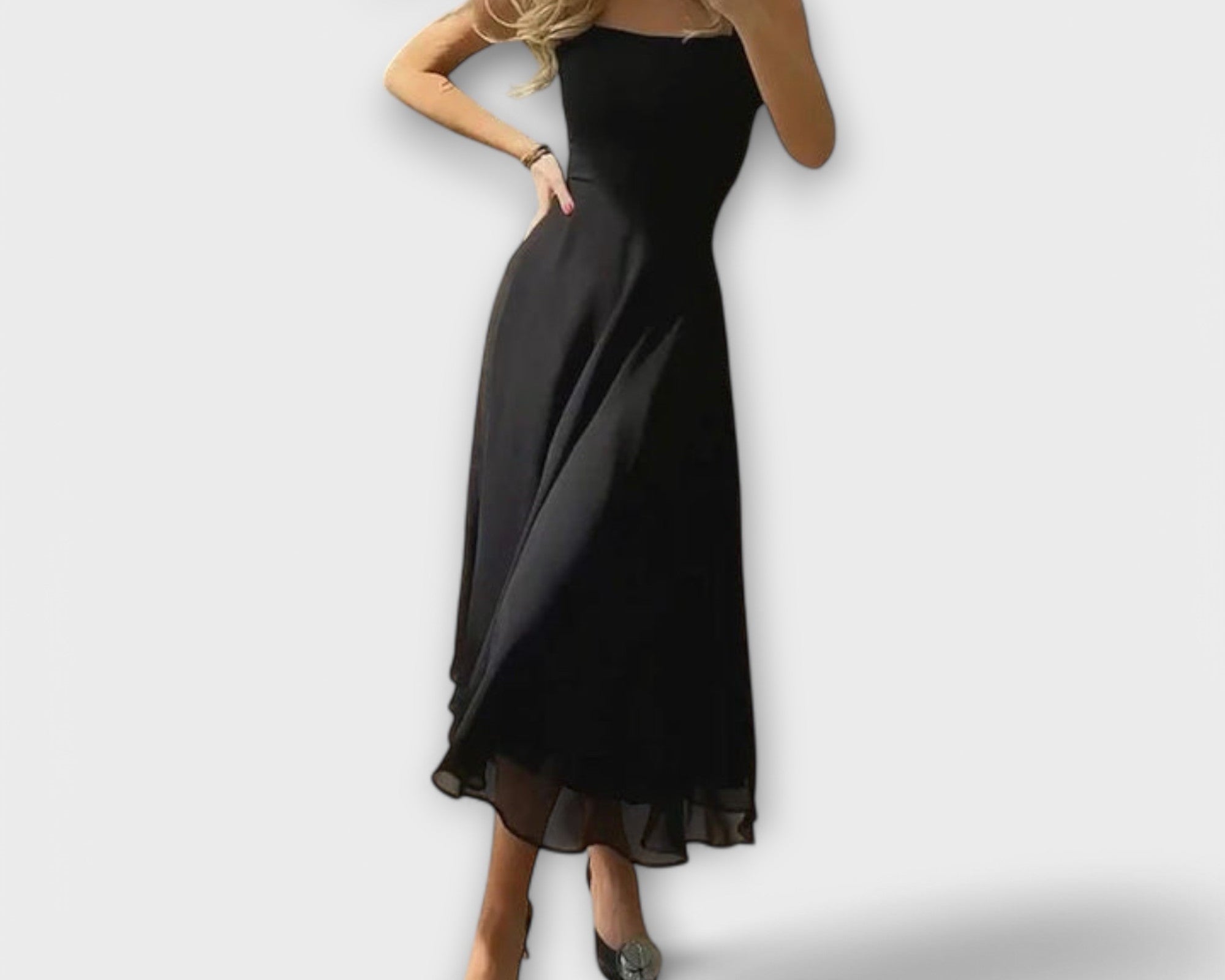 Elegantní Šaty Bez Rukávů