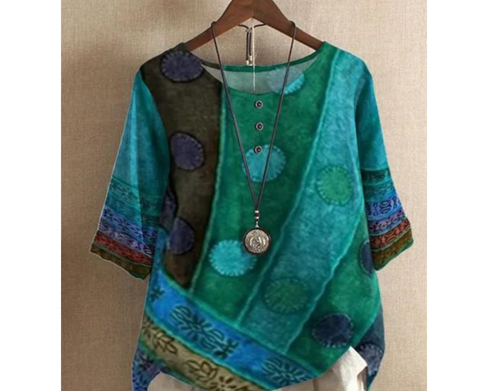 Valerie - Barevný boho-top