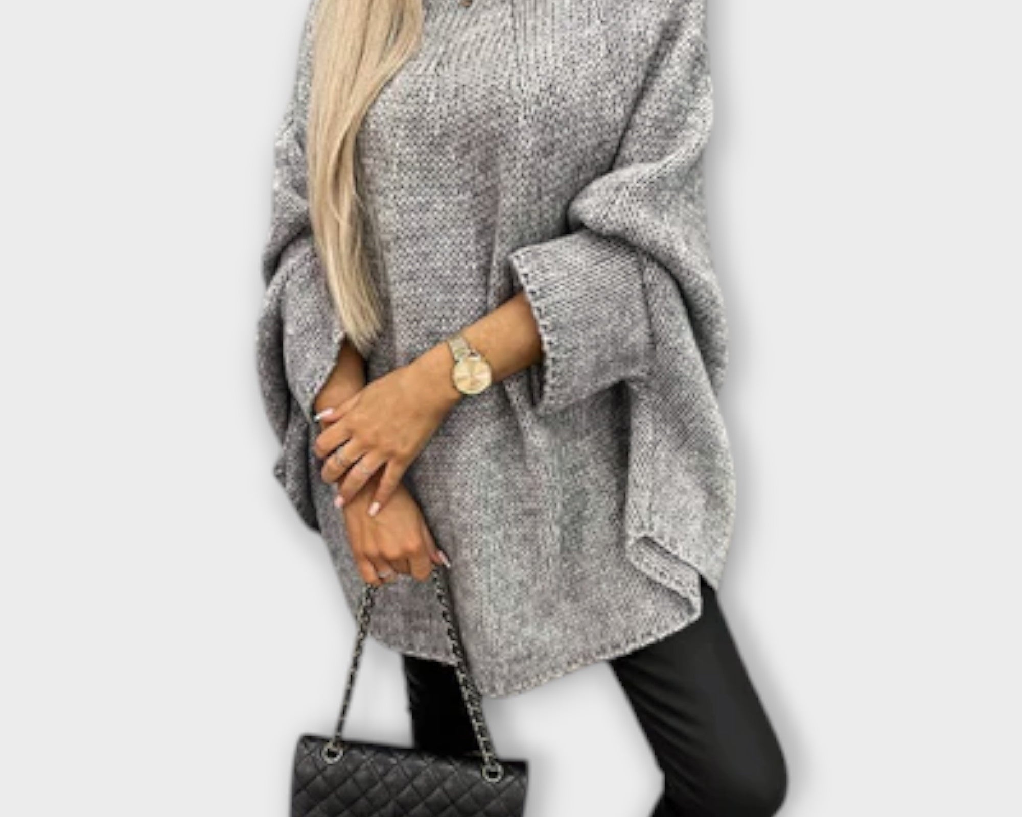Isabelle - Stylový dámský svetr s kulatým výstřihem