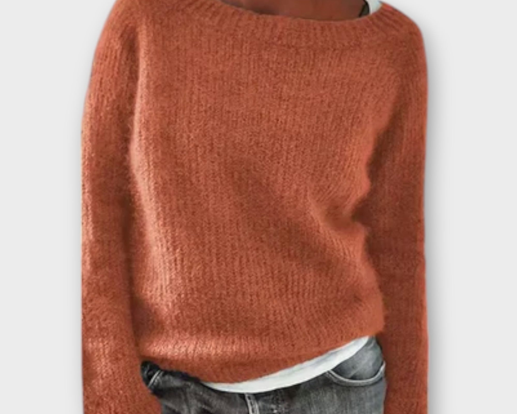 Regine – plain knit sweater