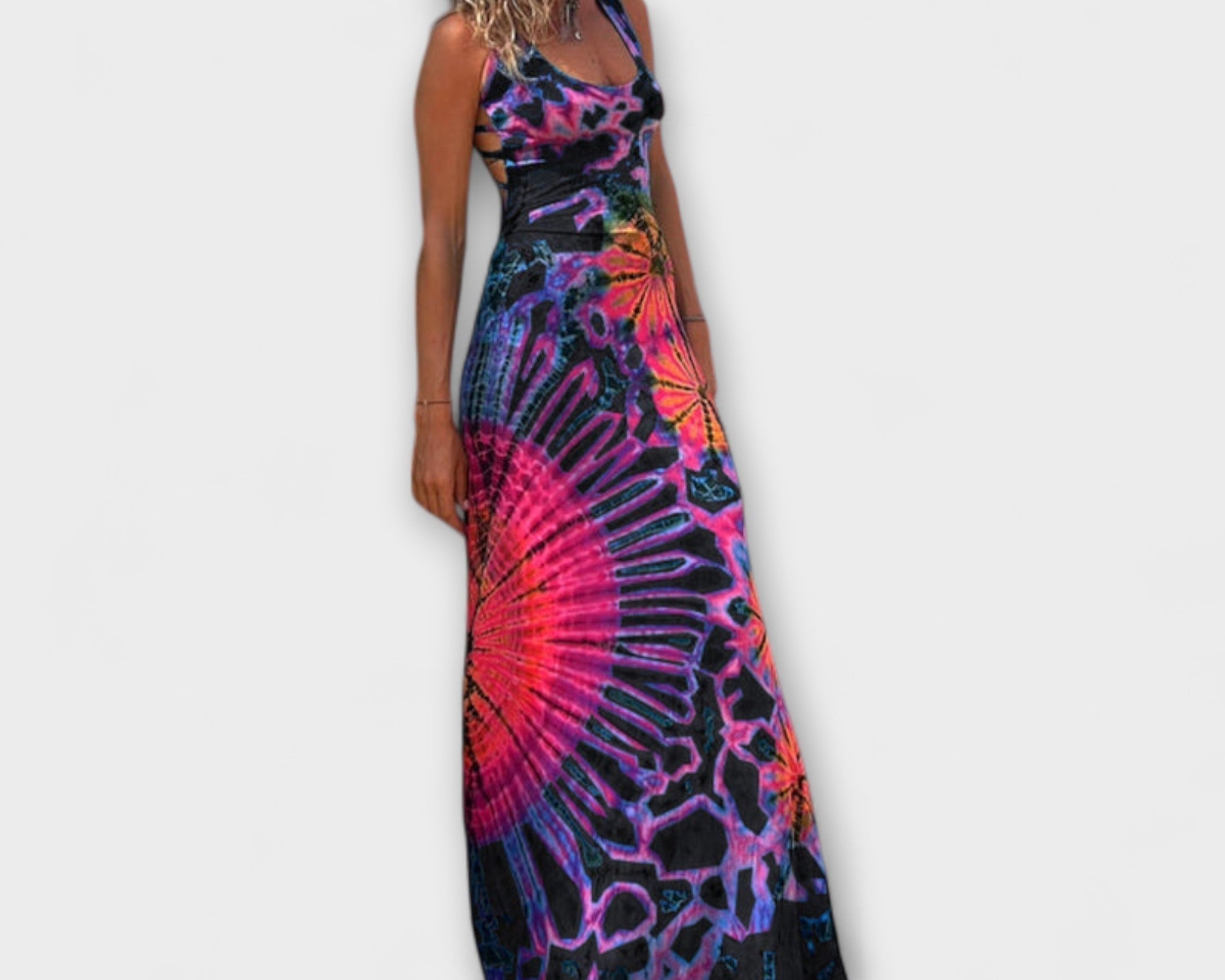 Ronja - La Bamba Tie-Dye Print Maxi Dress