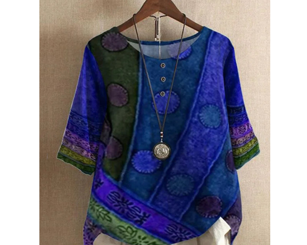 Valerie - Barevný boho-top