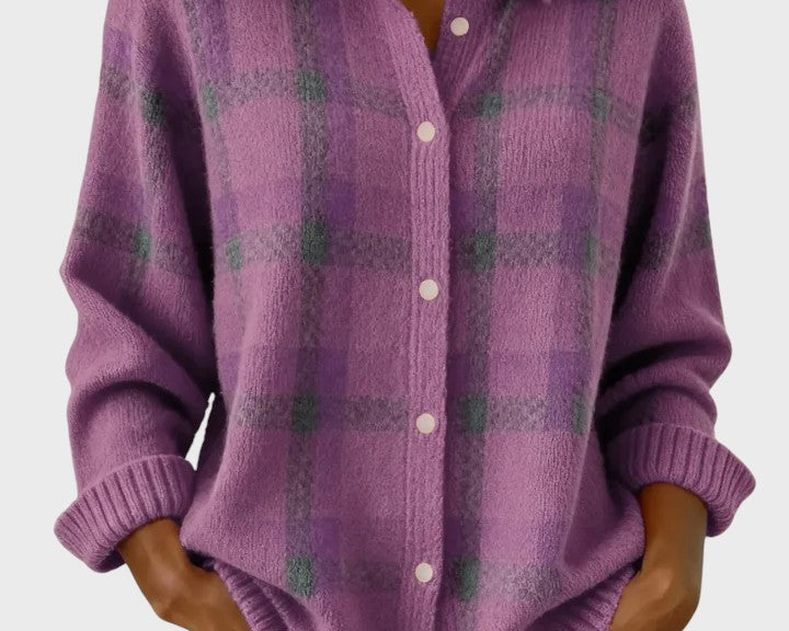 Natalie | Retro Jumper with Contrast Squares