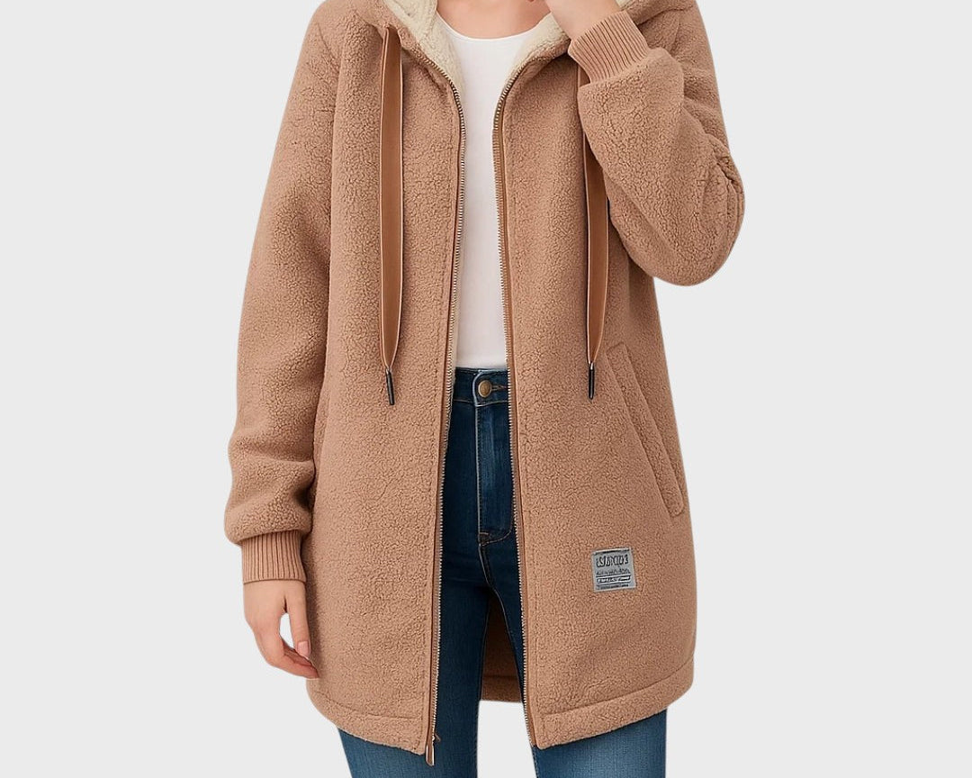 Lisa | Long plush hoodie