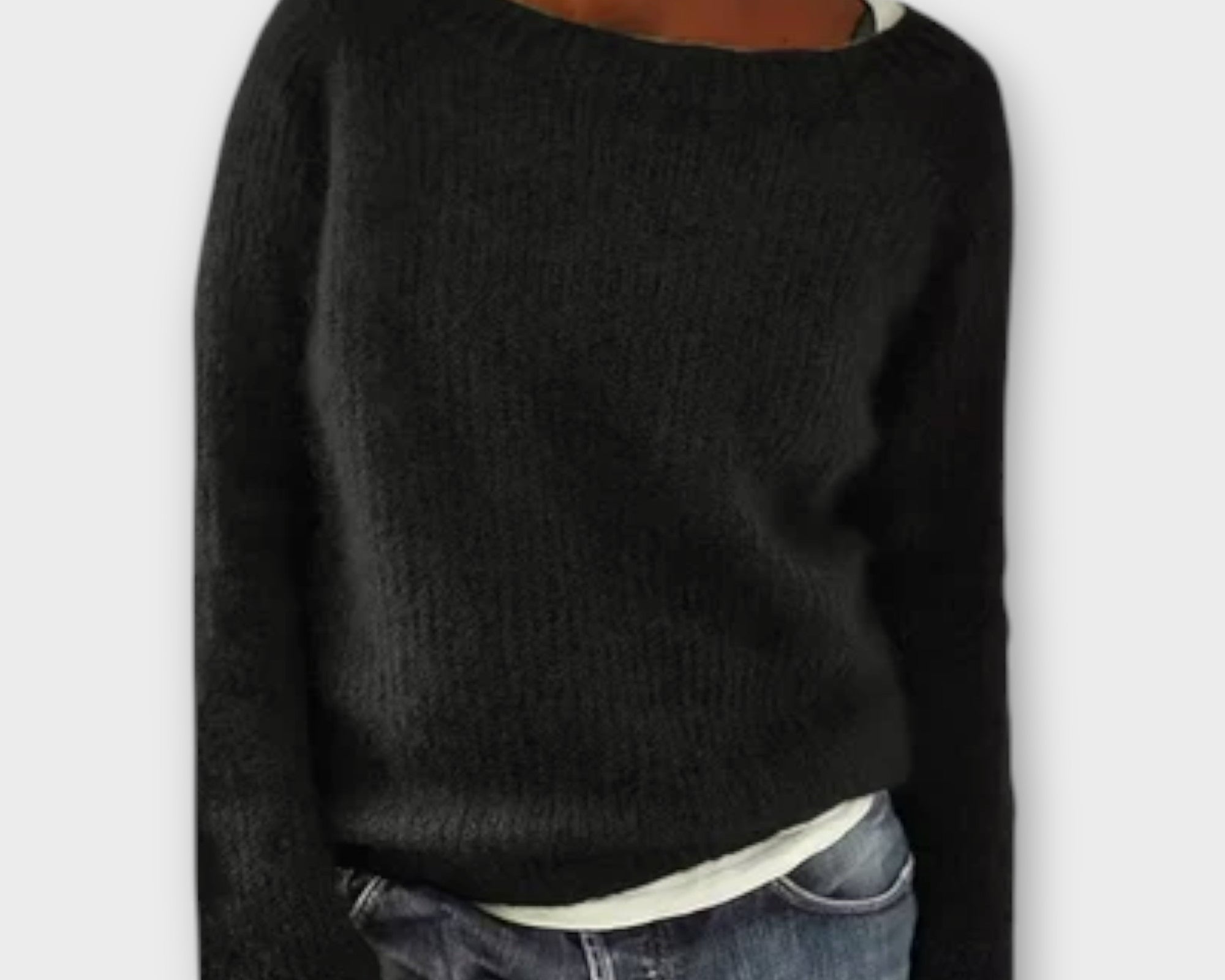Regine – plain knit sweater