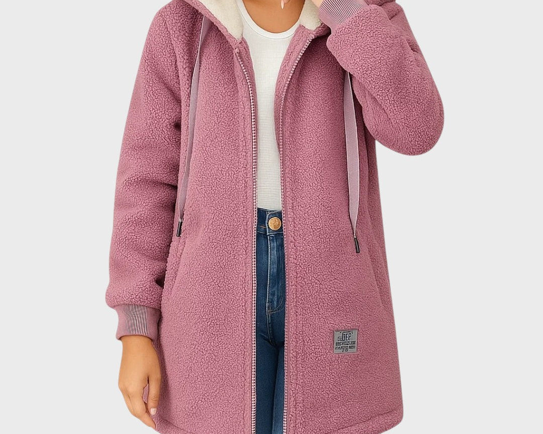 Lisa | Long plush hoodie