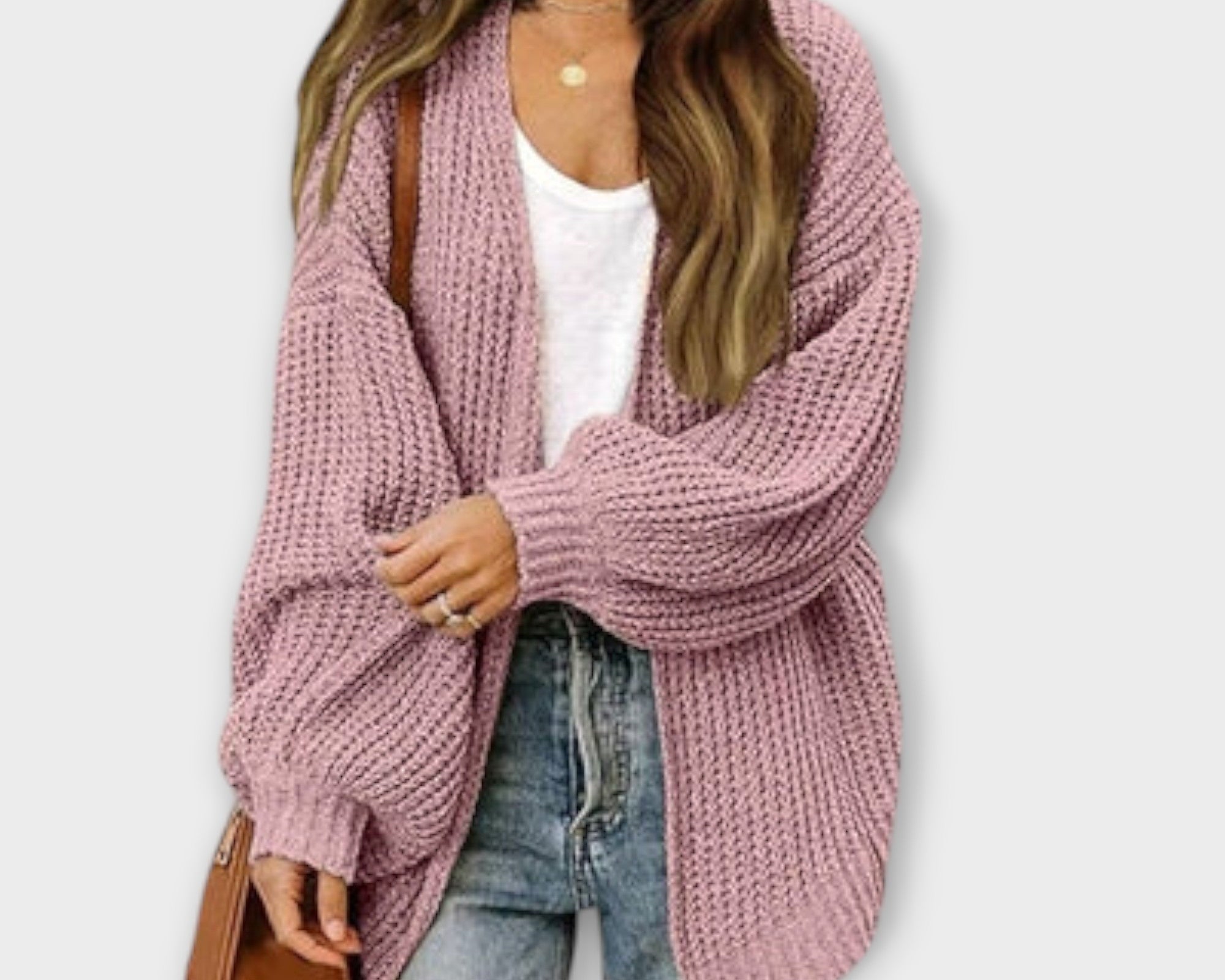 Leppa - Ležérní pletený cardigan