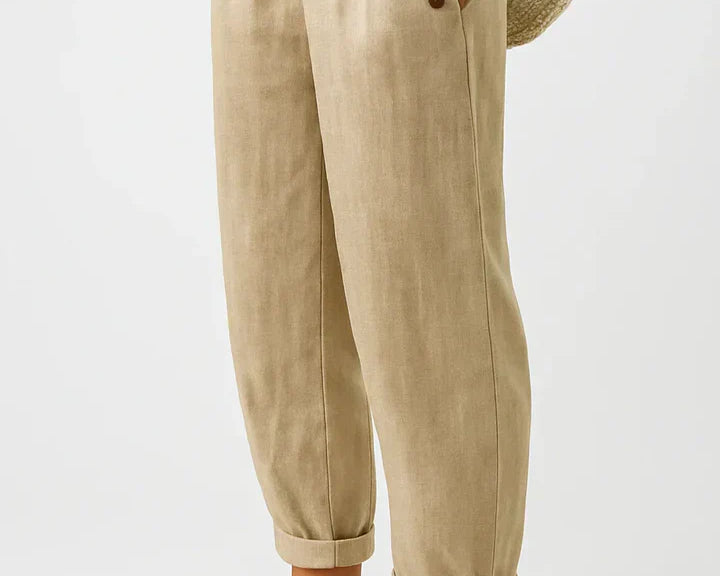 Romina™ Timeless Linen and Cotton Trousers