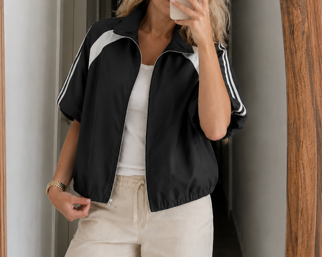 Zkrácená bomber bunda