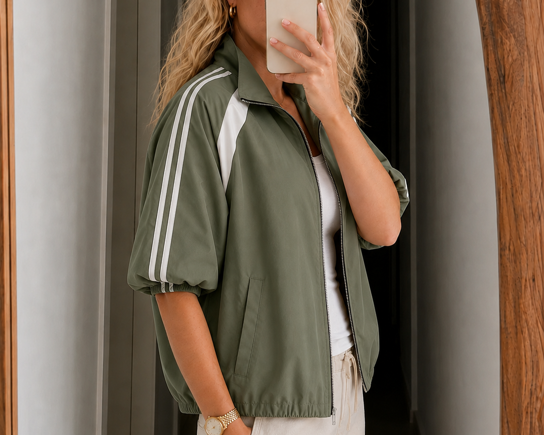 Zkrácená bomber bunda