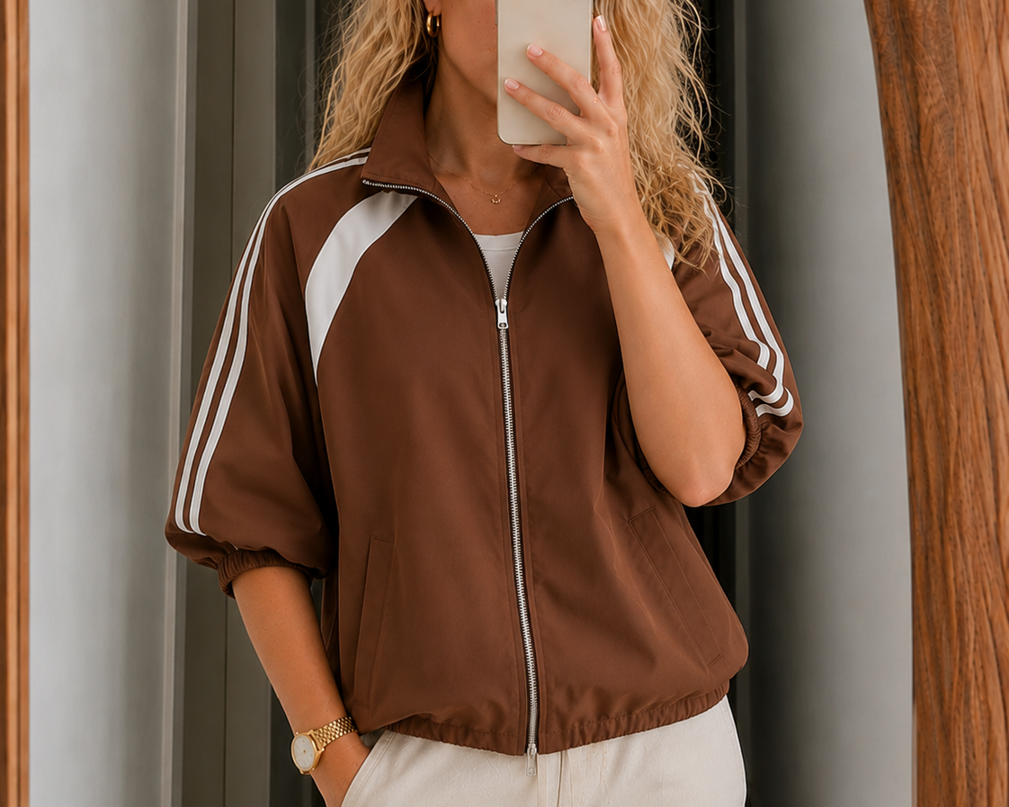 Zkrácená bomber bunda