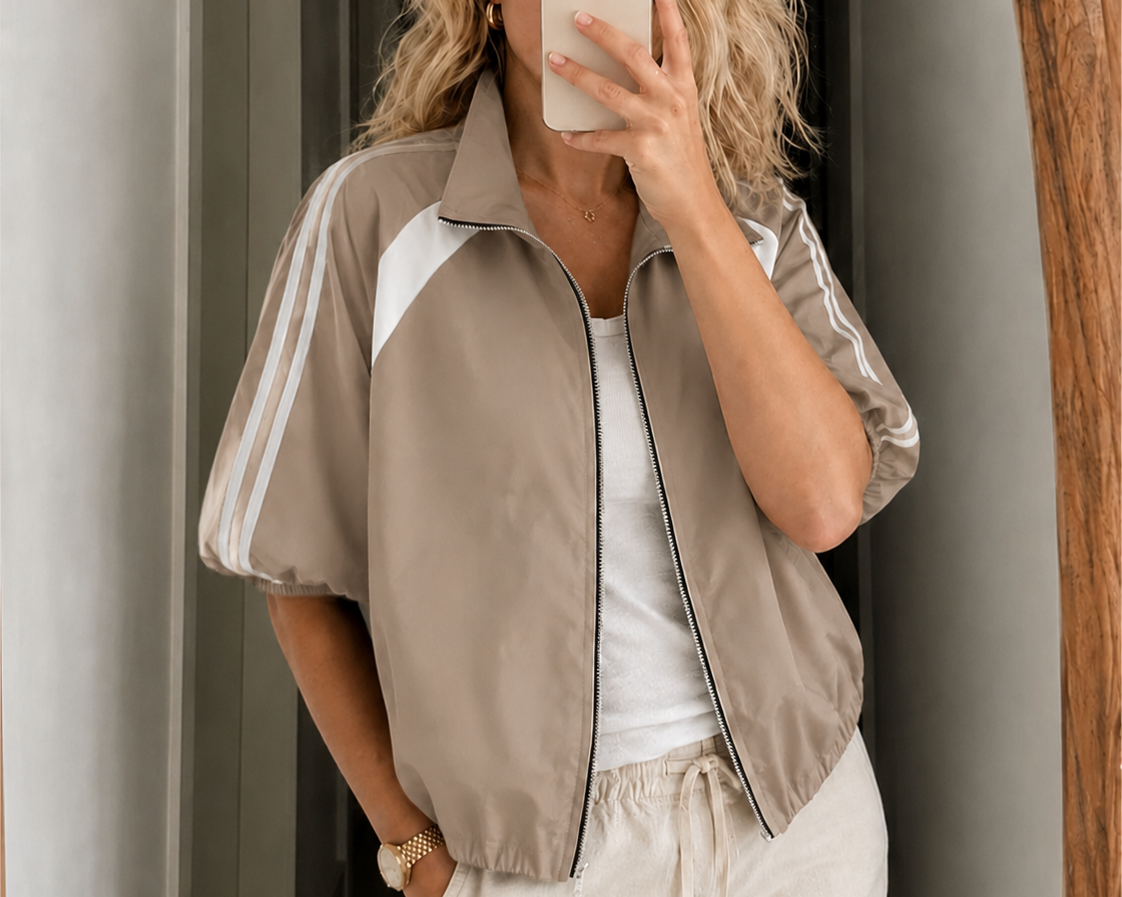 Zkrácená bomber bunda
