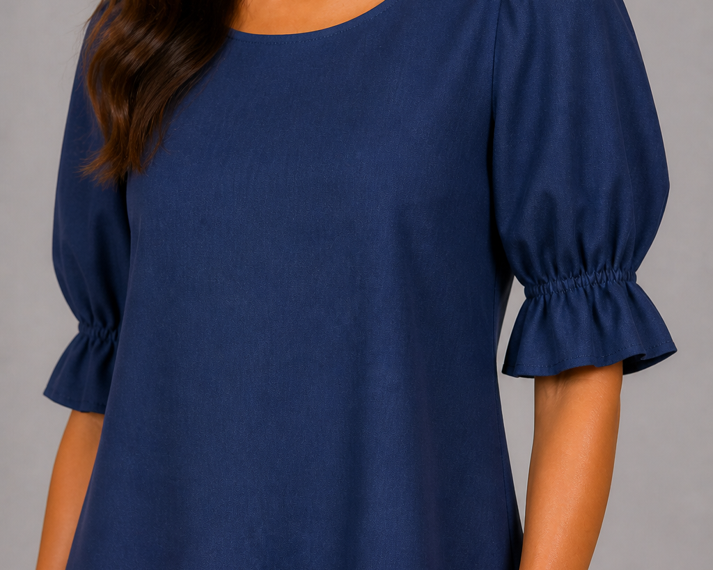 Sapphire Elegance Robe