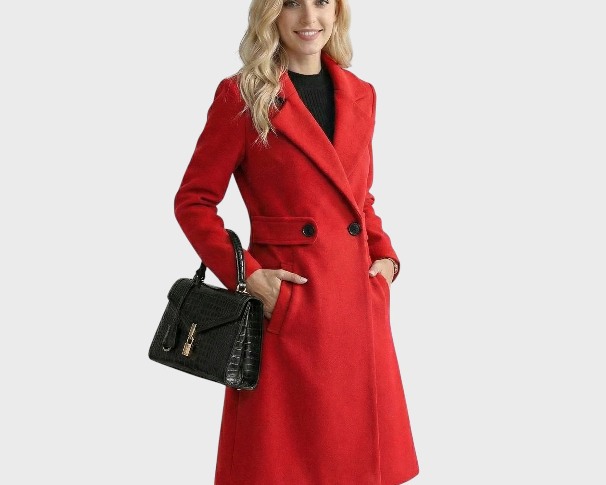 Clara - Wool Coat with Belt