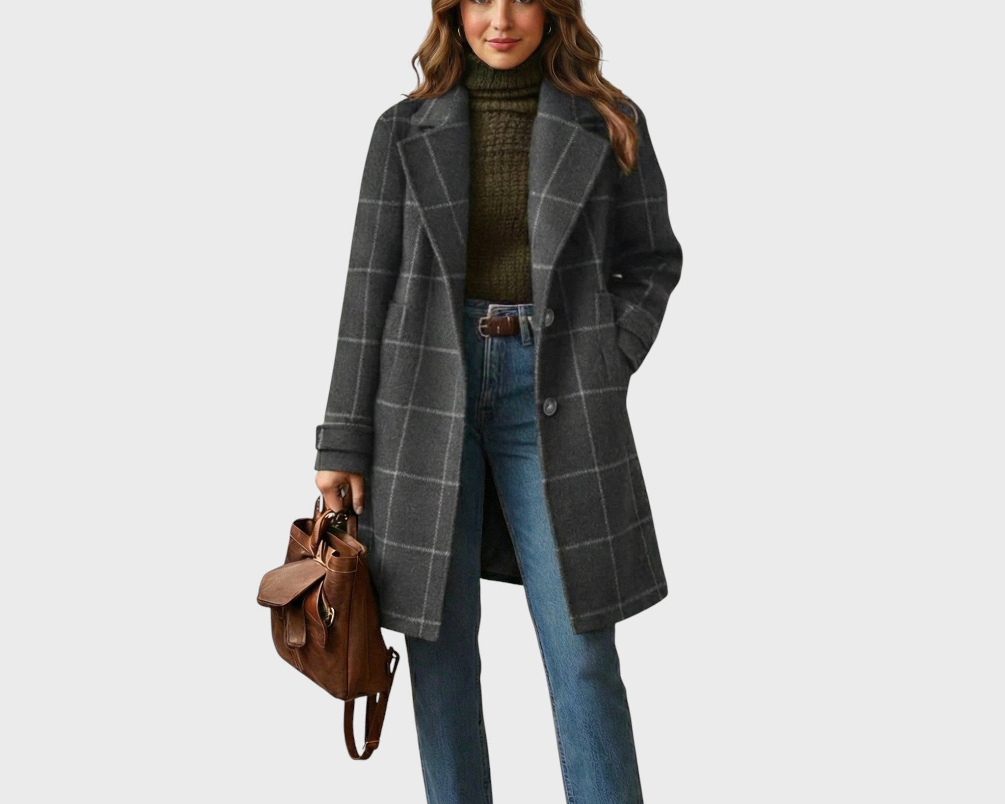 Clara | Classic Plaid Coat