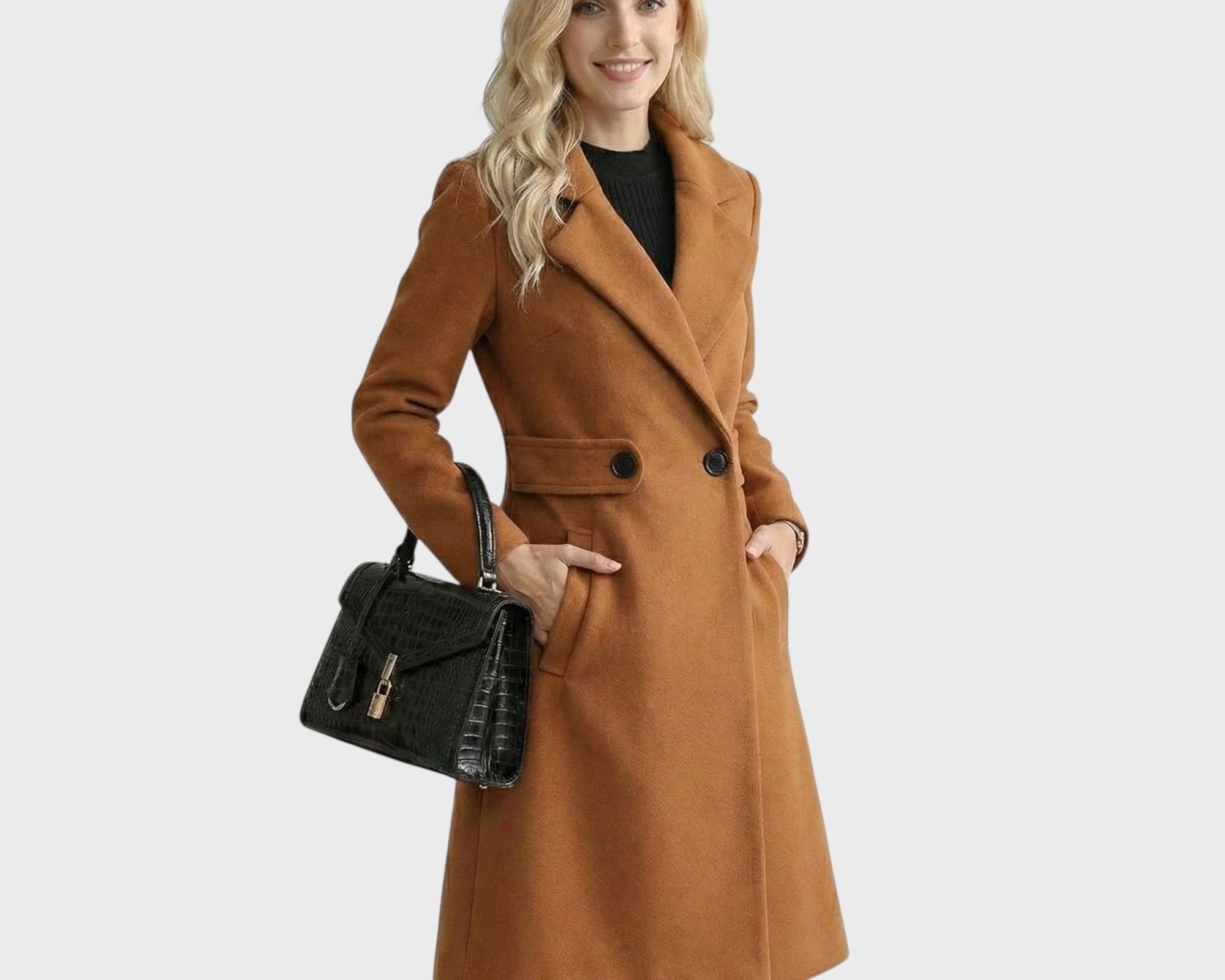 Clara - Wool Coat with Belt