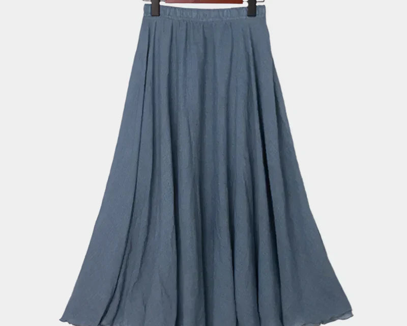 Kristýna Elegantní Vysokopásová Dlouhá Sukně Vzdušná