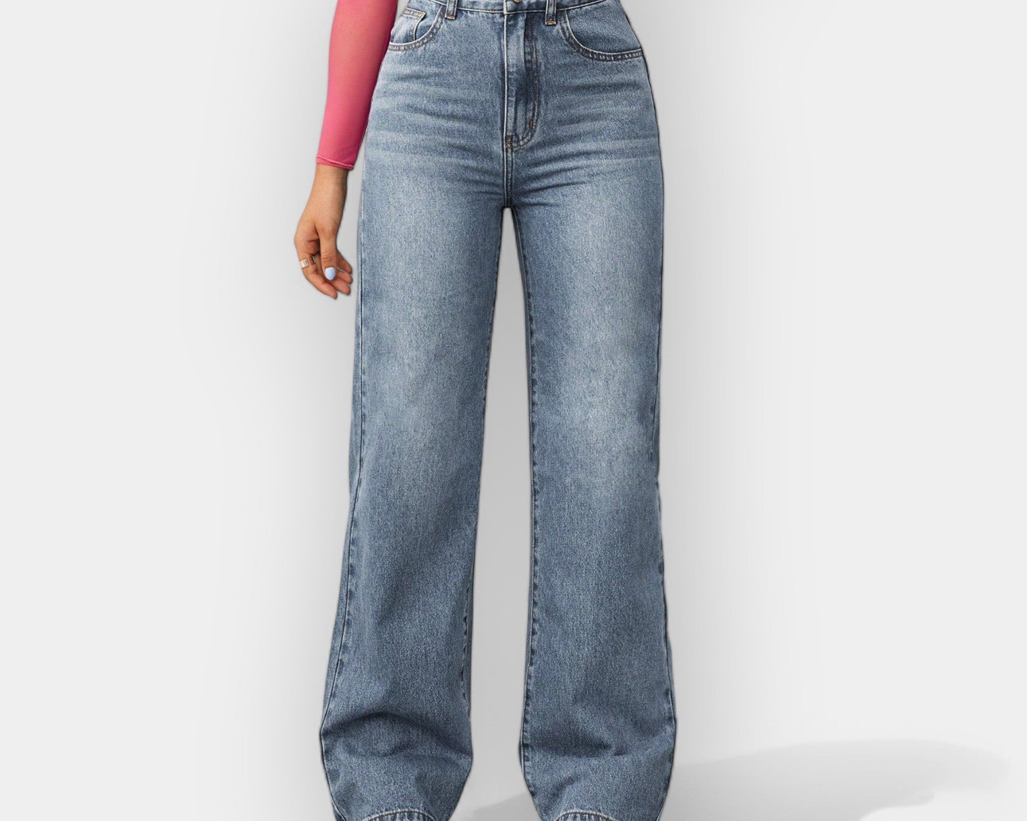 Magdalena Sophisticated Straight Jeans All-Day Comfort