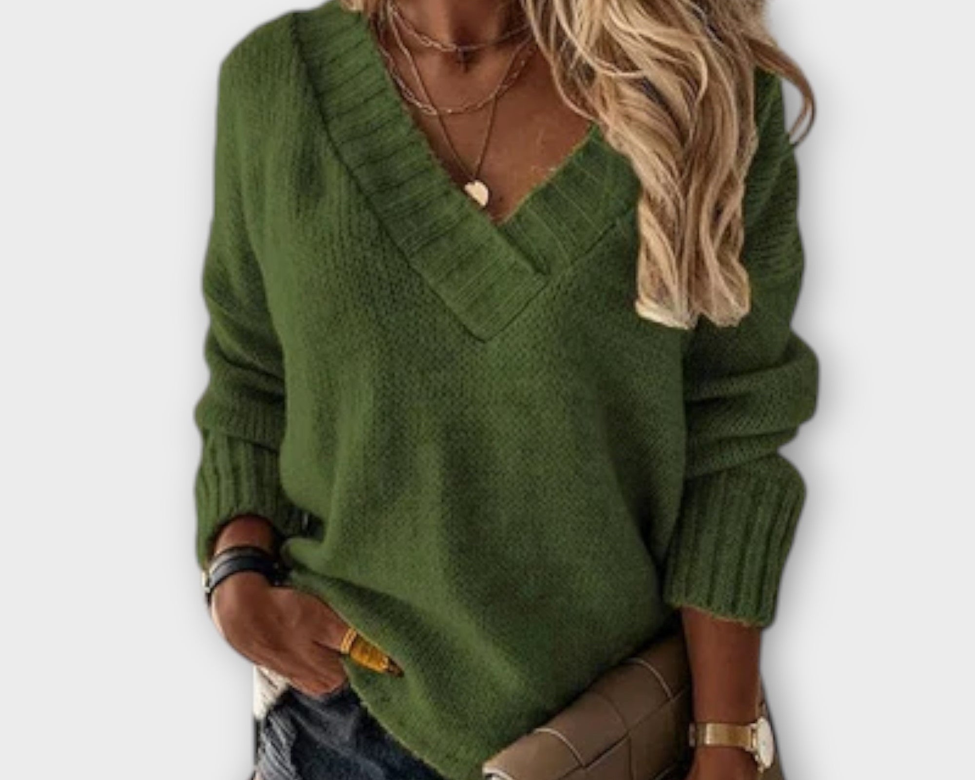 Jane - Warm V-neck sweater
