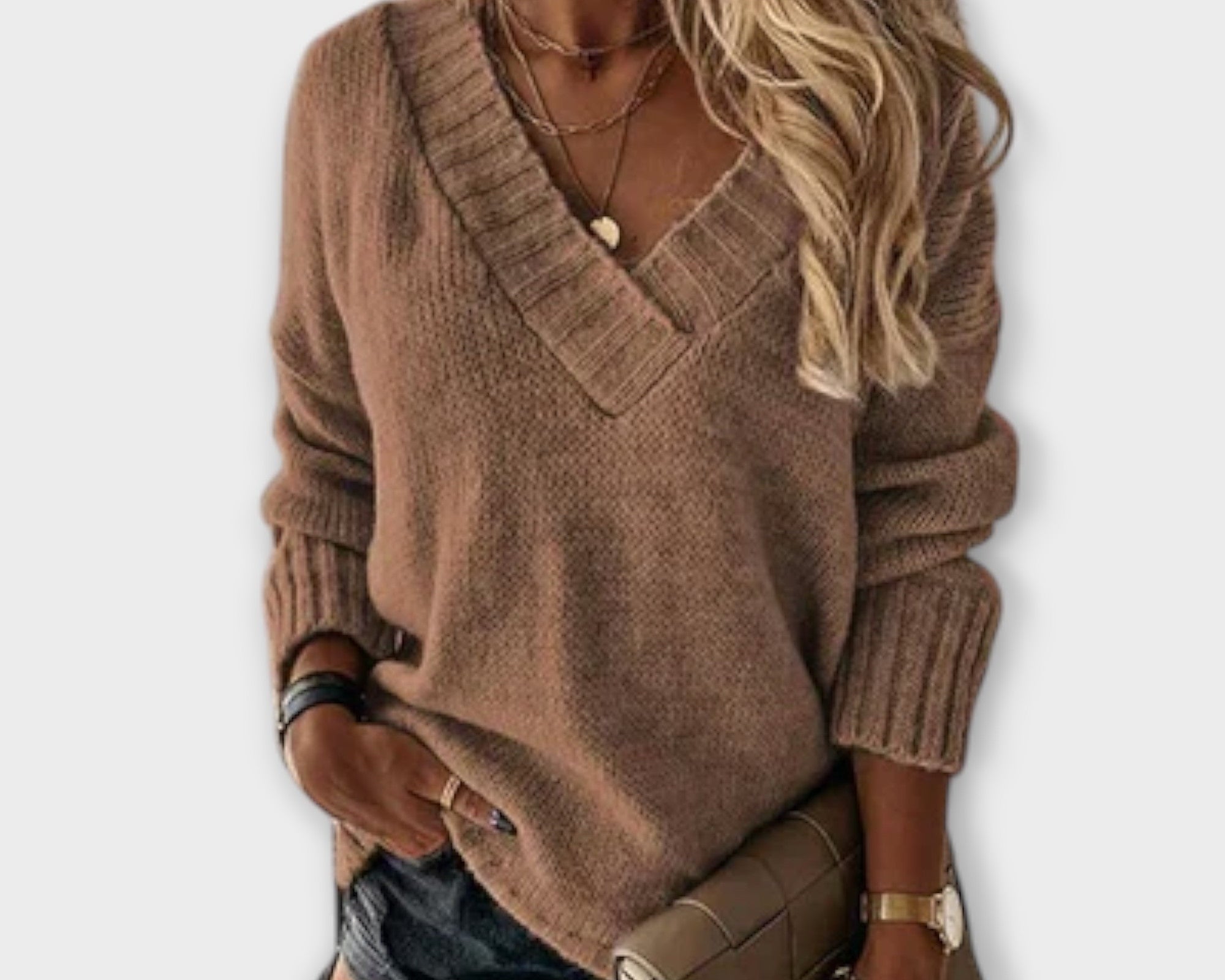 Jane - Warm V-neck sweater