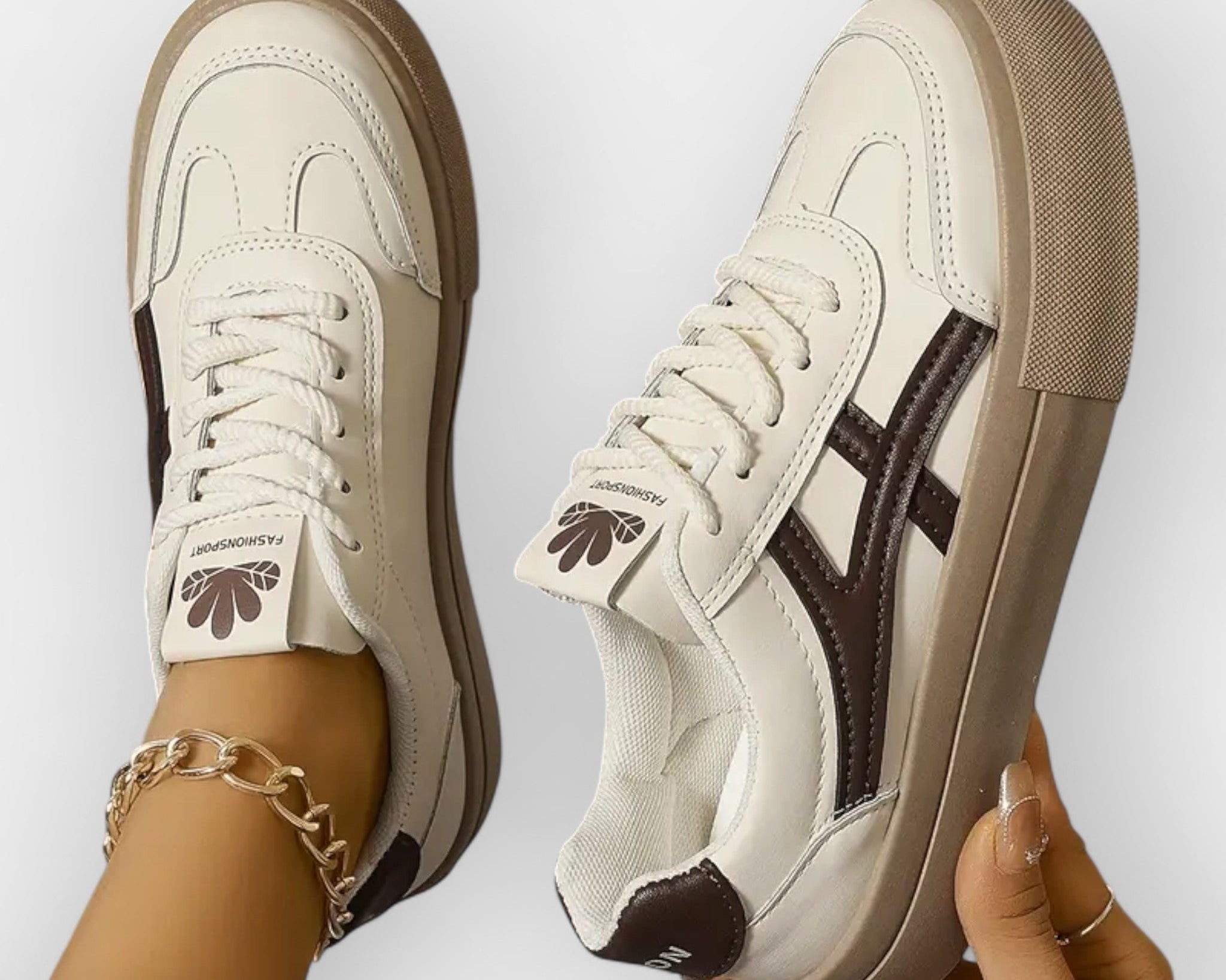 Eva Elegant Platform Sneakers Retro City Comfortable