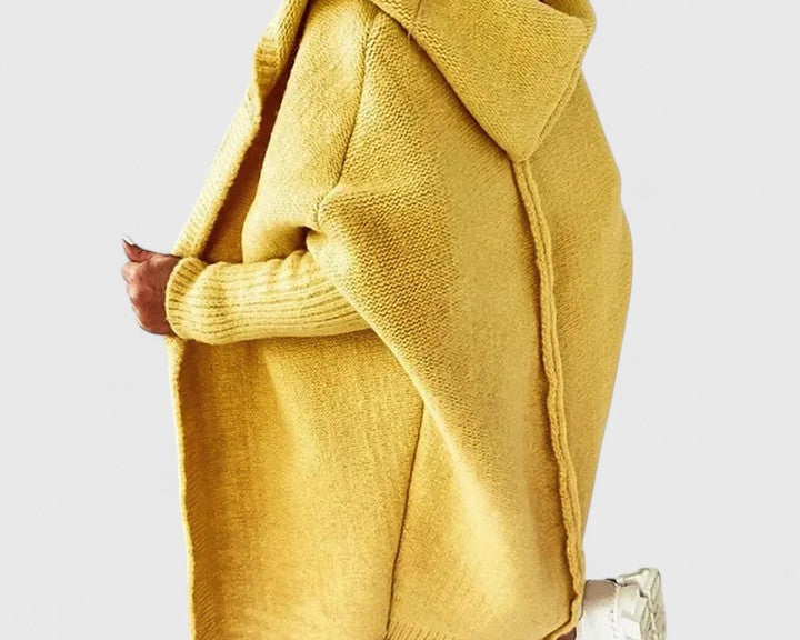 Daniela – Dlouhý cardigan s kapucí