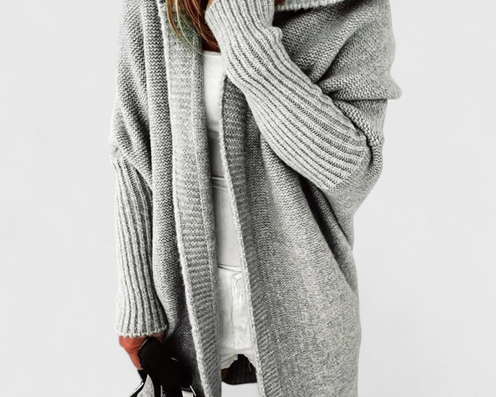 Daniela – Dlouhý cardigan s kapucí