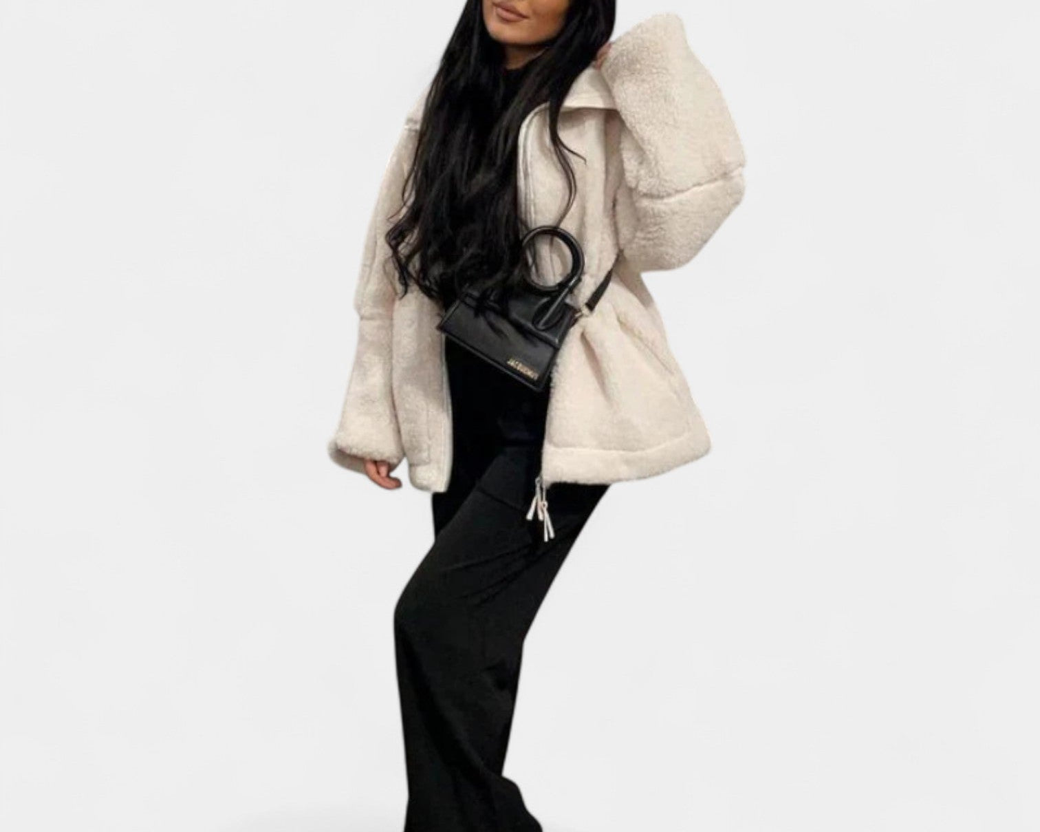 Karla – Měkký teddy kabát