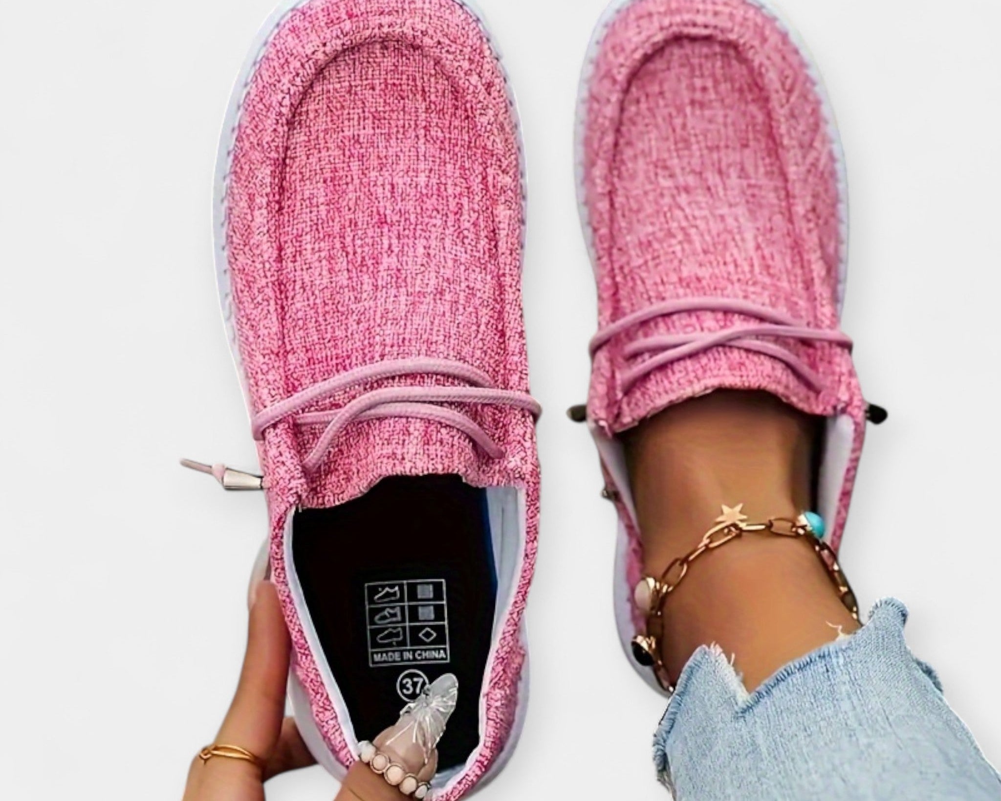 Věnceslava Nadčasověelegantní Zapatillas Planas De Tela