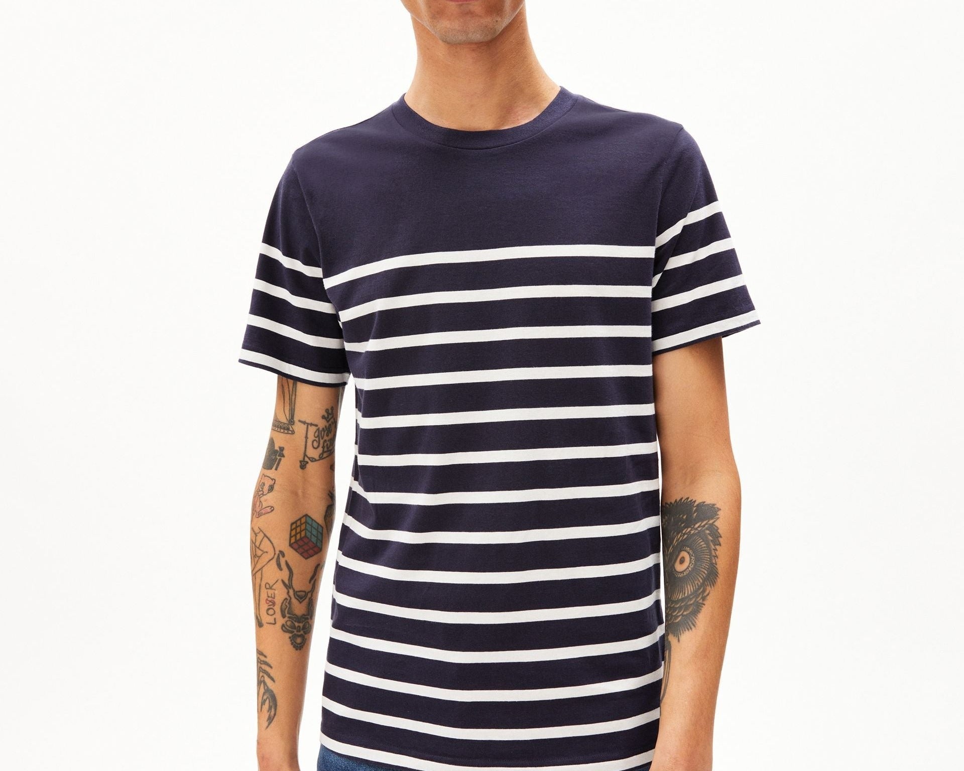 AADROS STRIPES | night sky-oatmilk