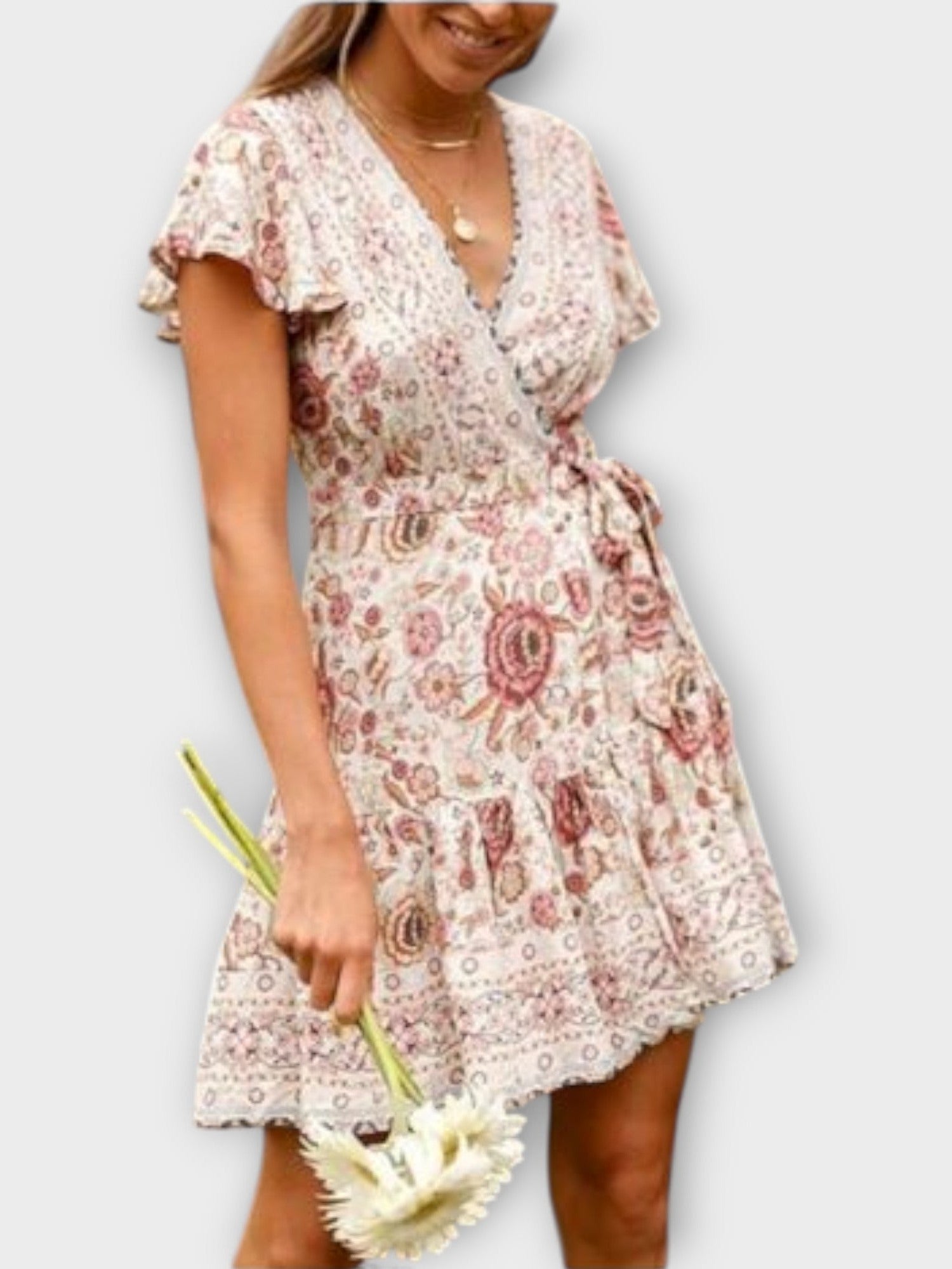 Amina - Krátké Boho Šaty