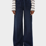 ASTRAEAAS MID WAIST WIDE JEANS | fluid ink