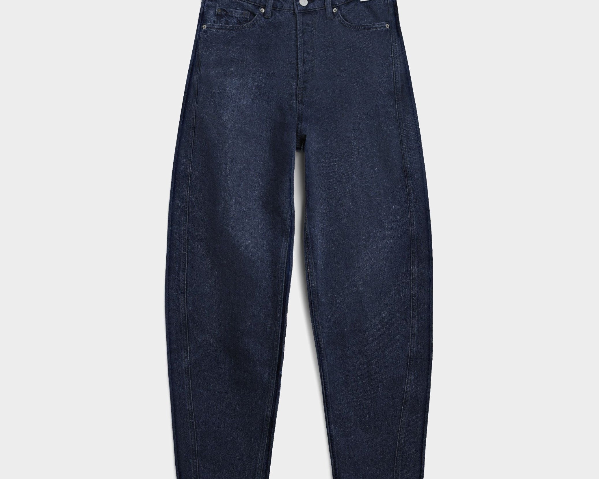 BAARLY HIGH WAIST BARREL JEANS | fluid ink