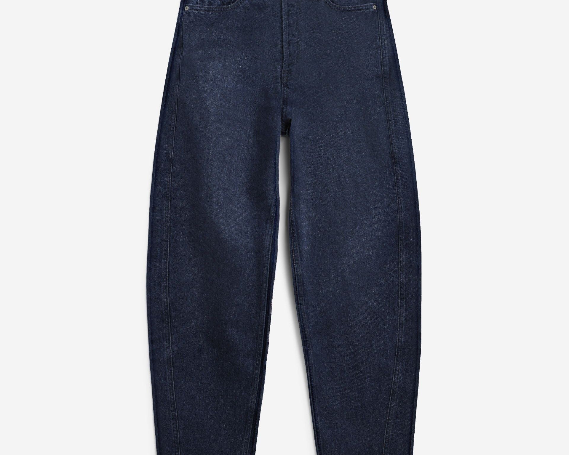 BAARLY HIGH WAIST BARREL JEANS | fluid ink