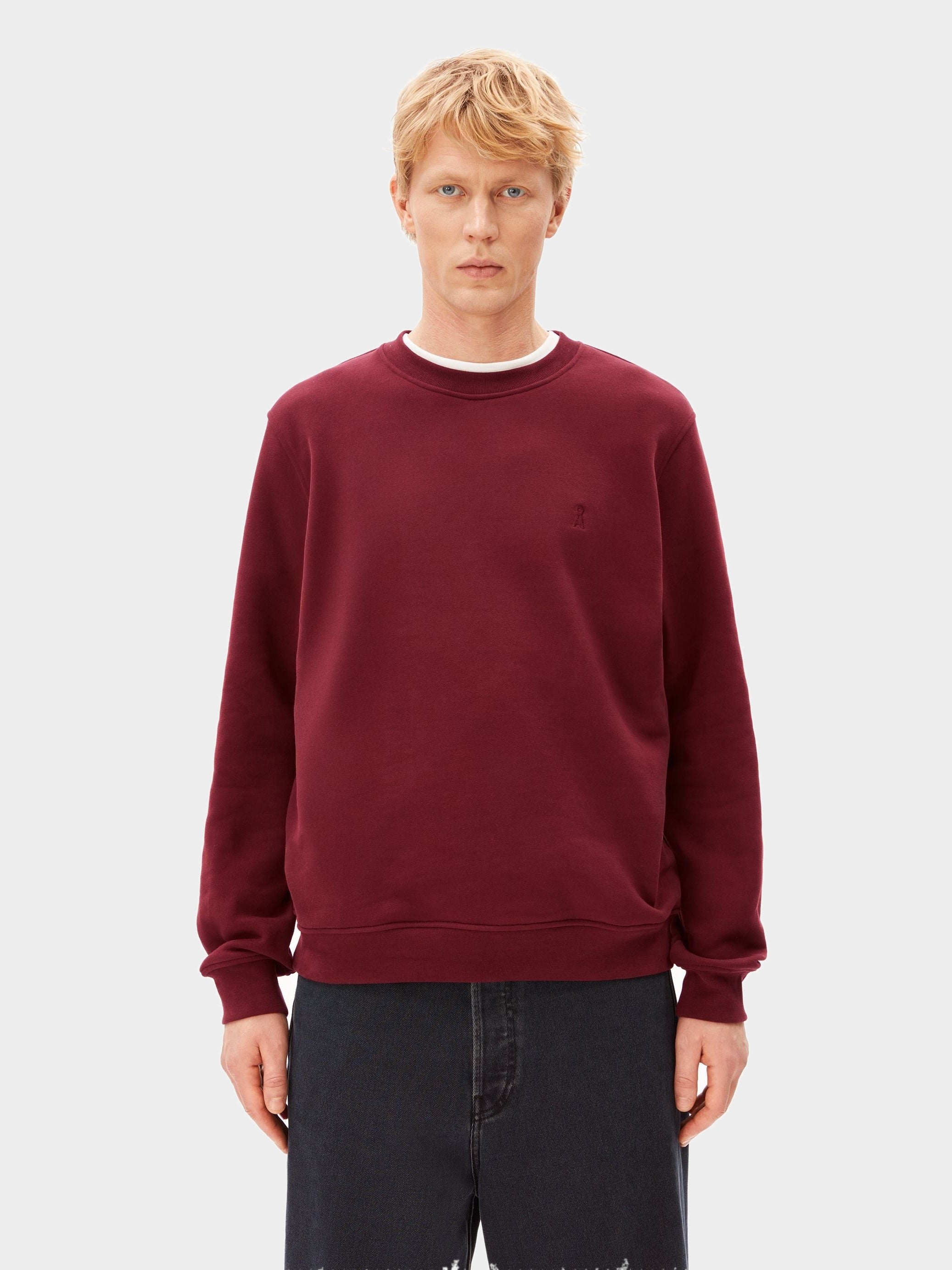 BAARO FLEECE SWEATSHIRT | velvet red