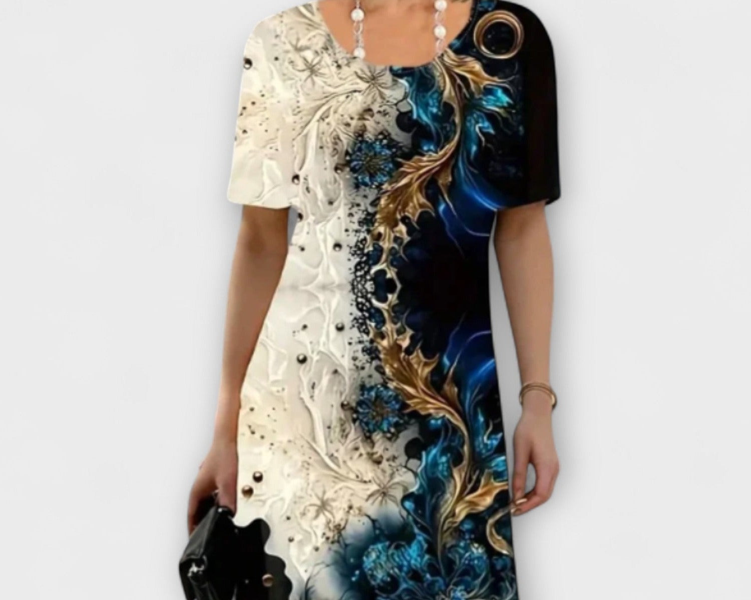 Barbara - Summer Dress with Floral Pattern