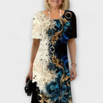 Barbara - Summer Dress with Floral Pattern