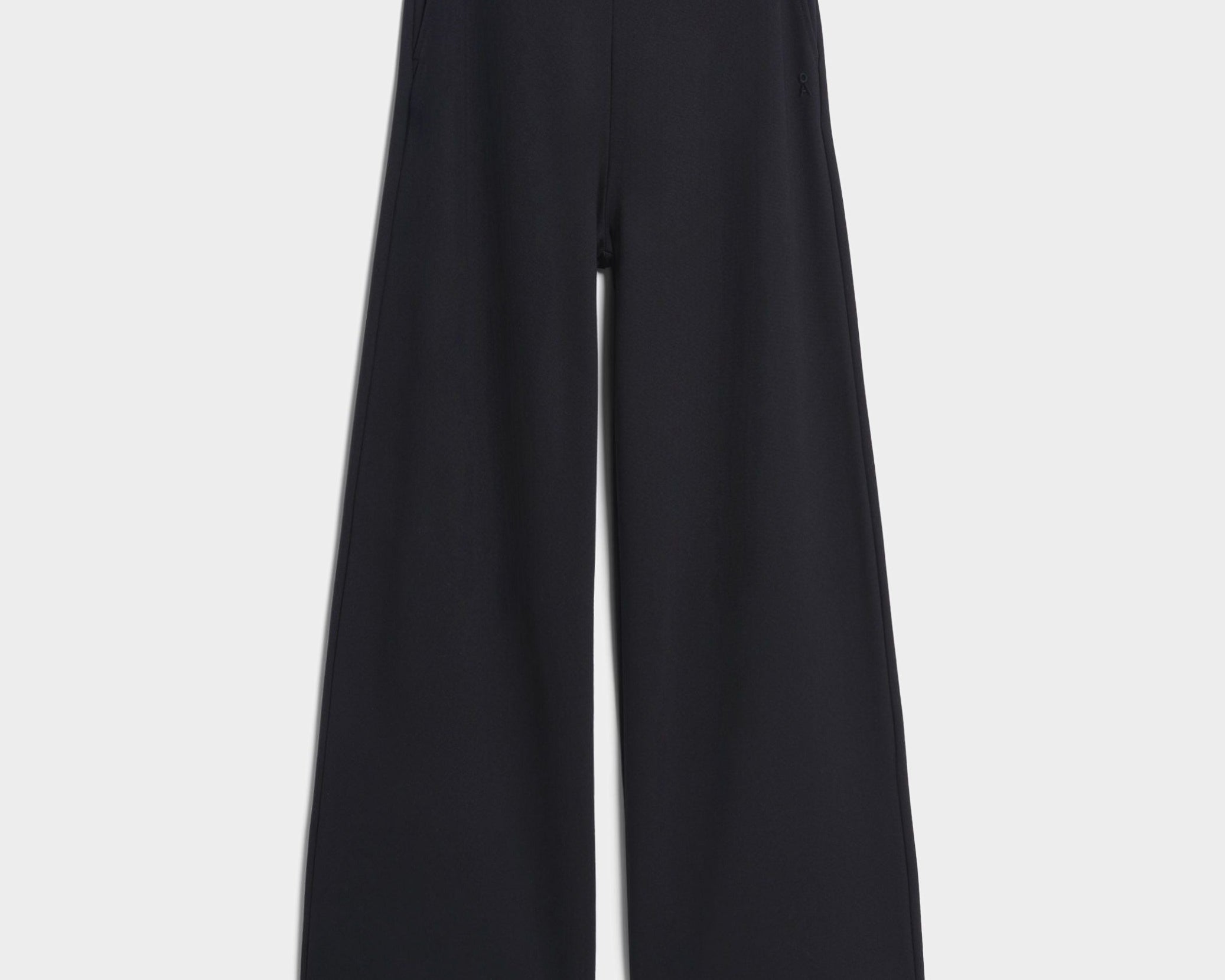 BASIC WIDE LEG JERSEYHOSE | black