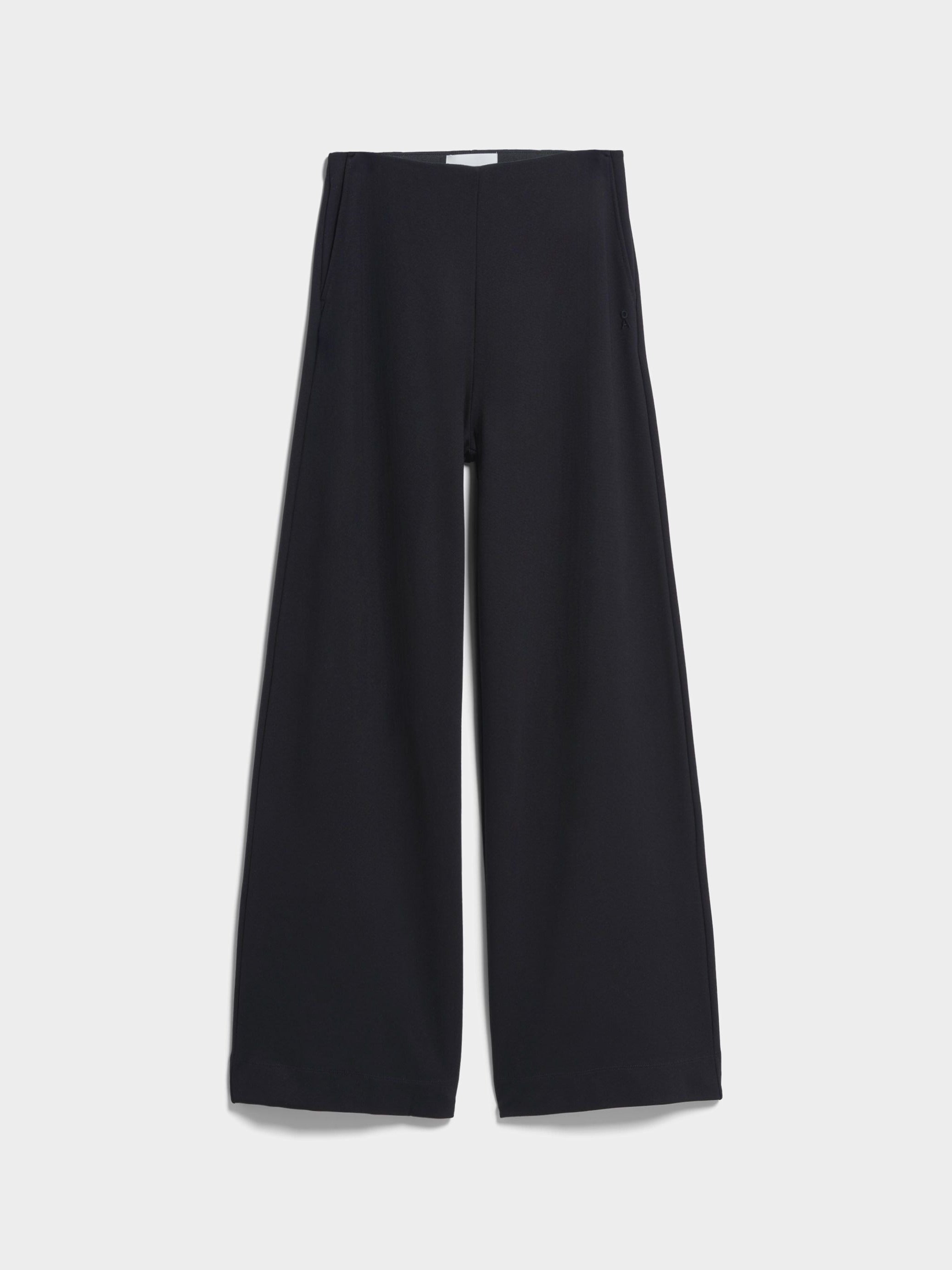 BASIC WIDE LEG JERSEYHOSE | black