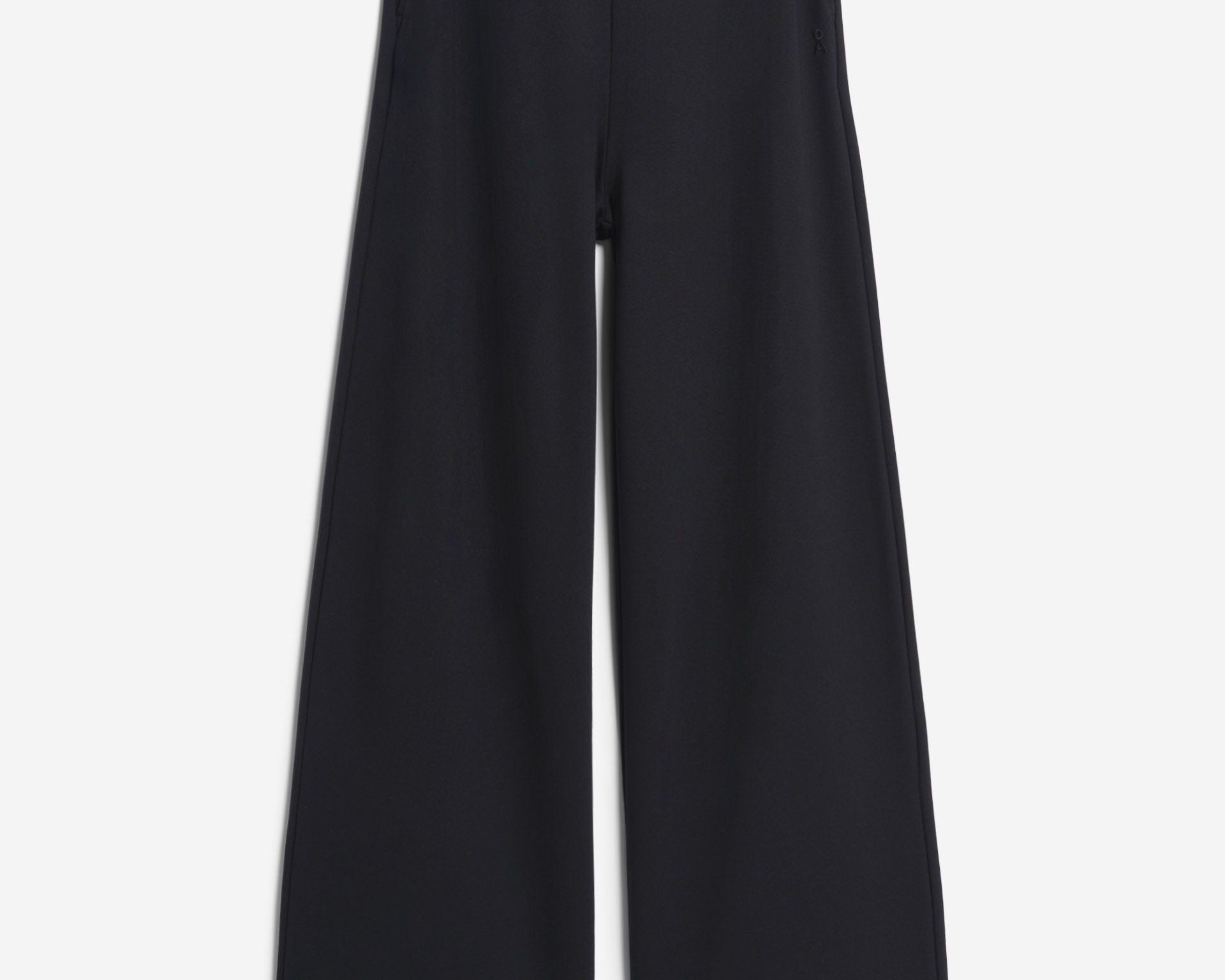 BASIC WIDE LEG JERSEYHOSE | black