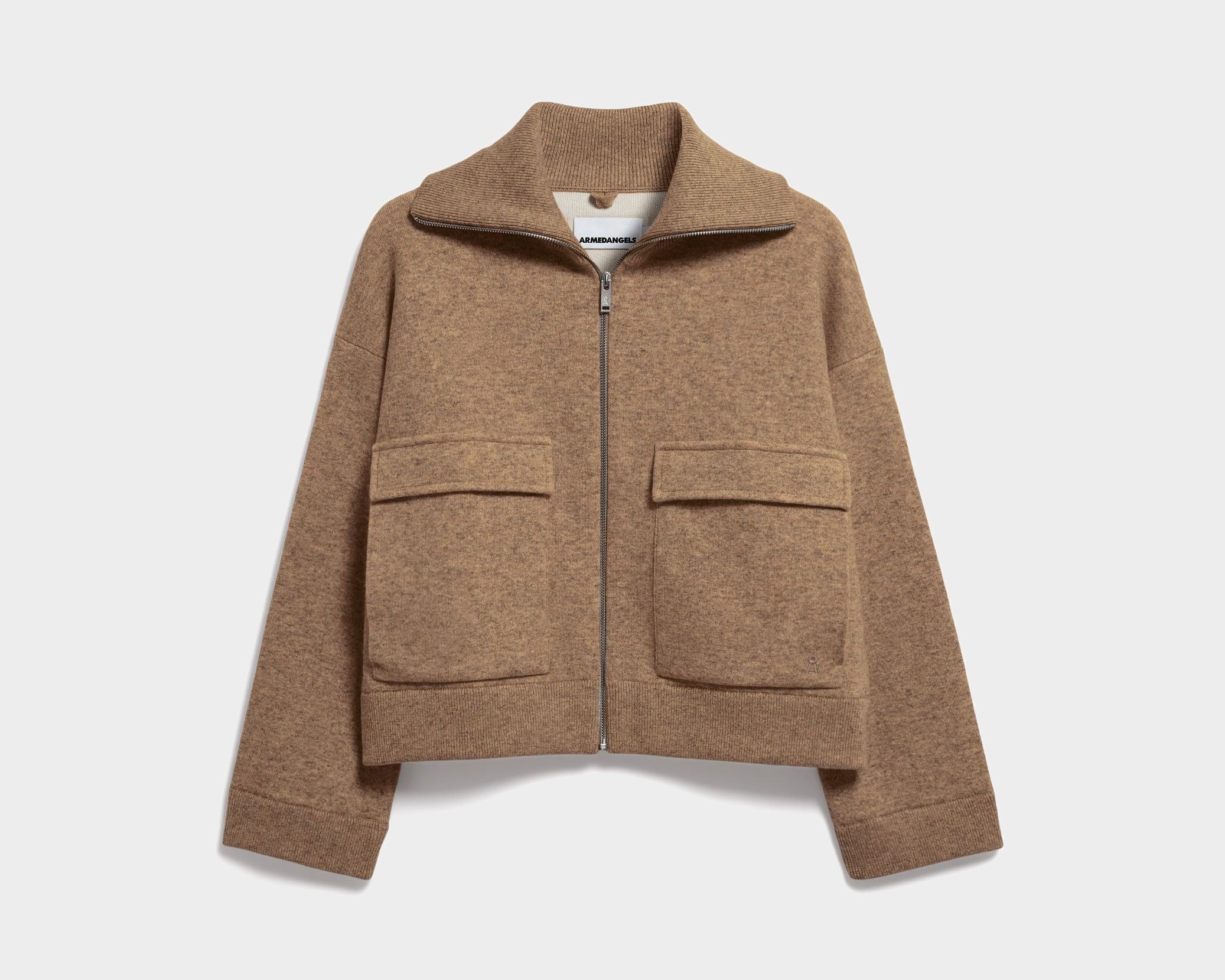 BAUMWOLL-WOLL STRICKJACKE | amberwood