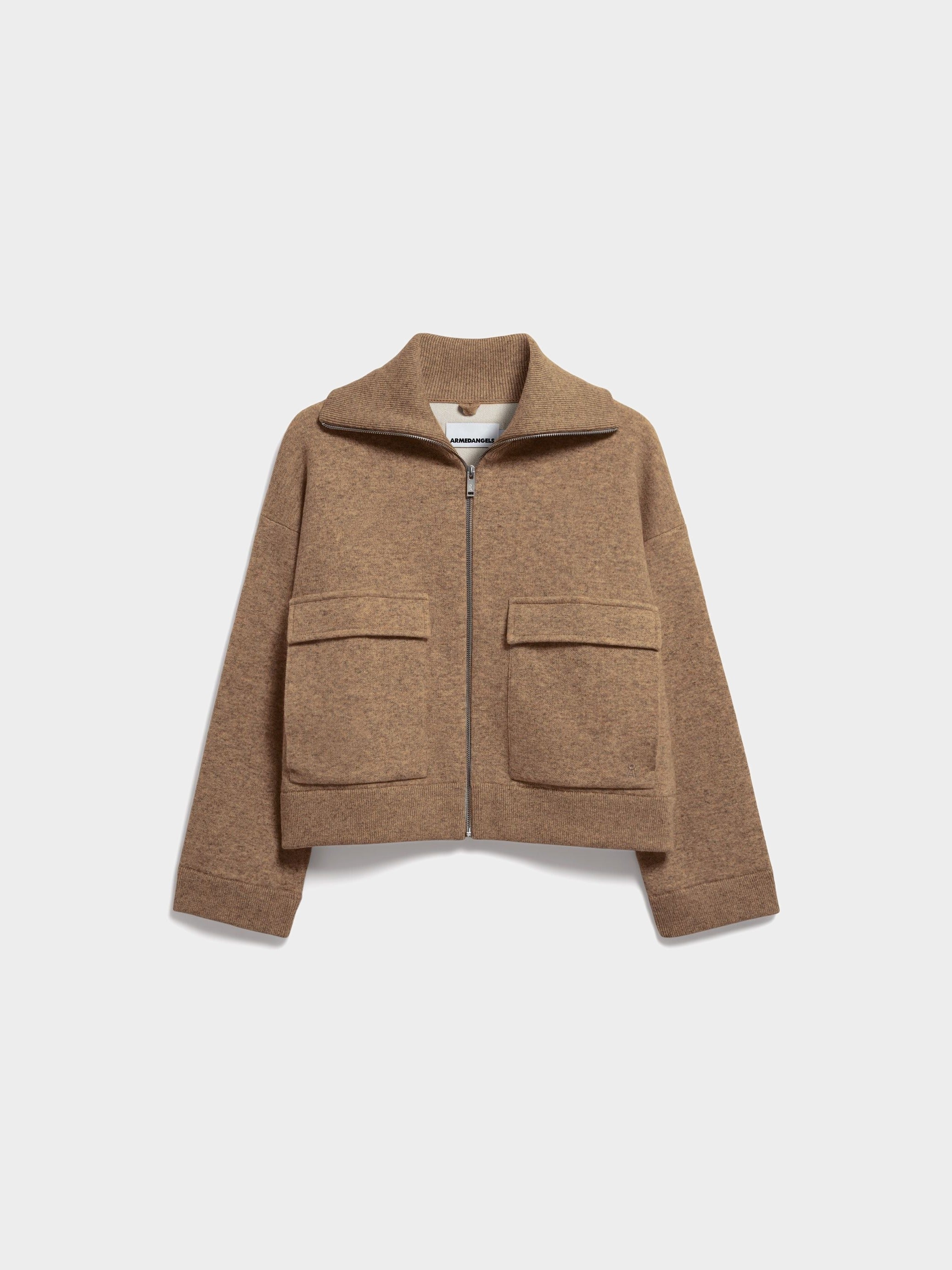 BAUMWOLL-WOLL STRICKJACKE | amberwood
