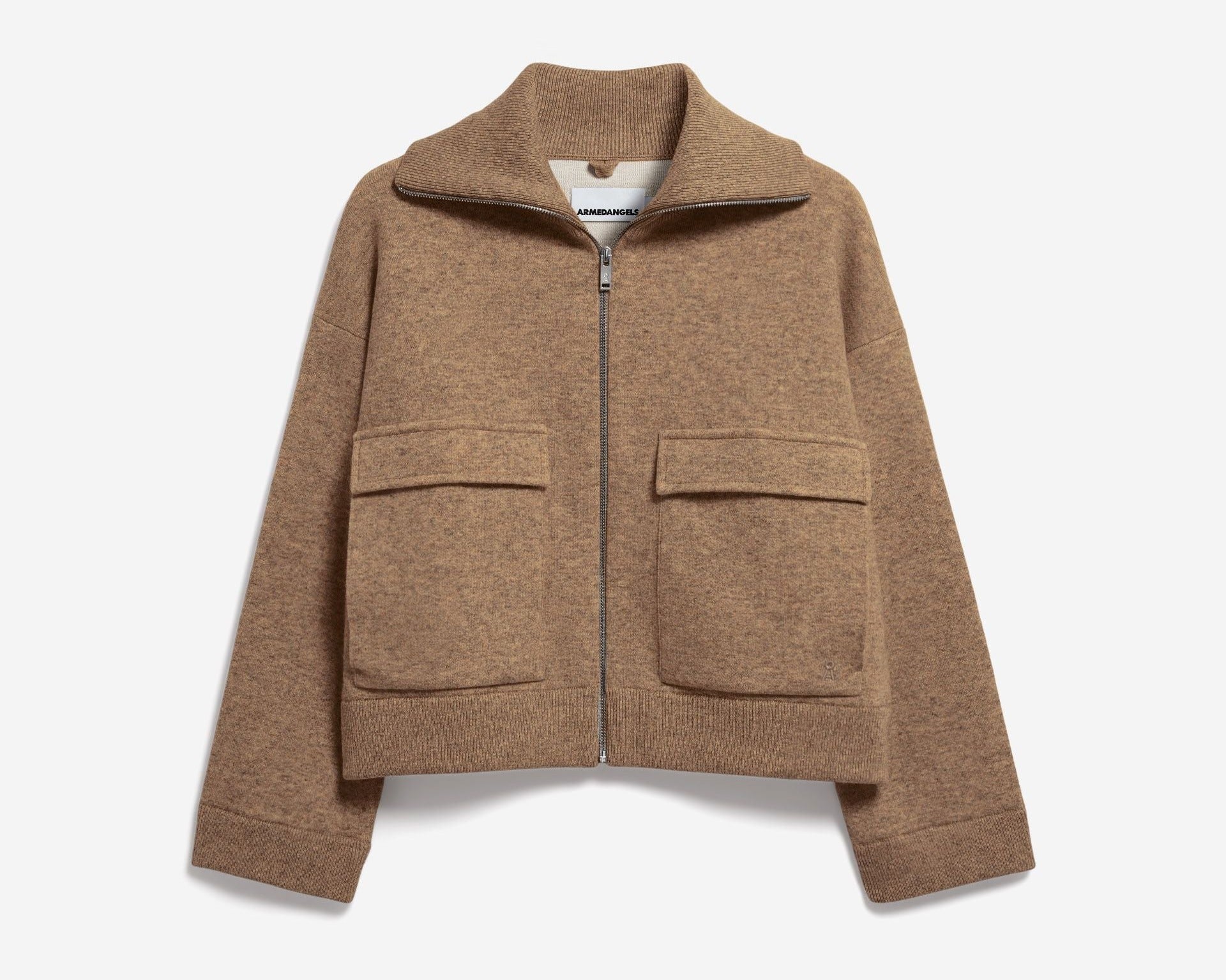 BAUMWOLL-WOLL STRICKJACKE | amberwood