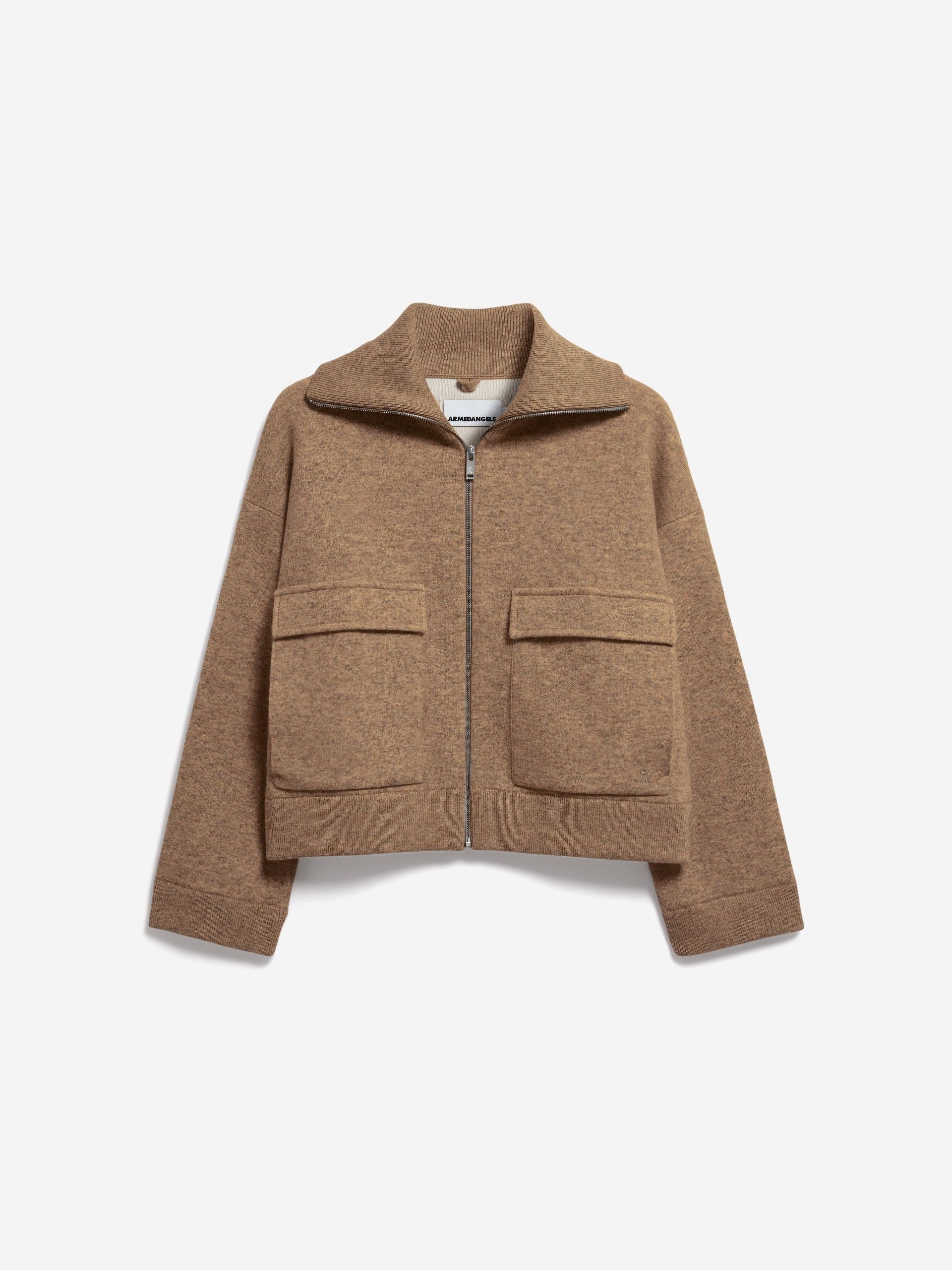BAUMWOLL-WOLL STRICKJACKE | amberwood